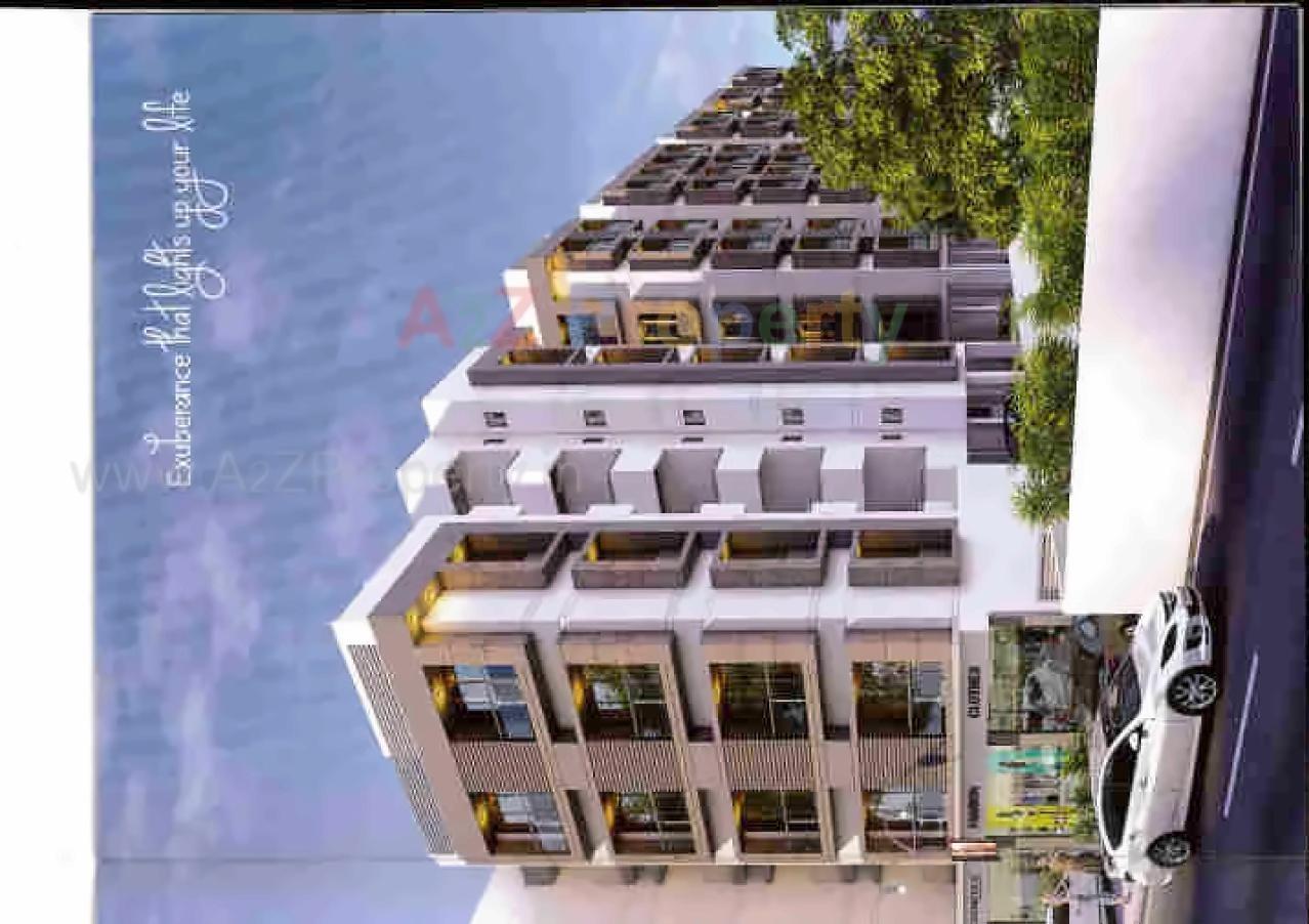 3D Elevation of real estate project Sharnam Residency located at Zadeshwar, Bharuch, Gujarat