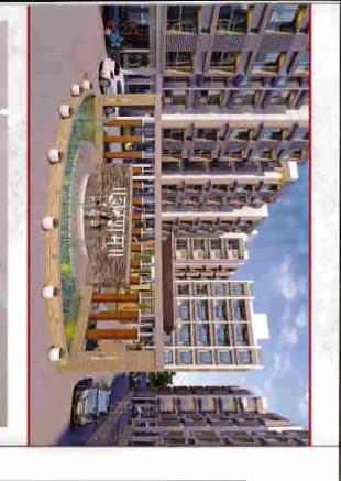 Elevation of real estate project Sharnam Residency located at Zadeshwar, Bharuch, Gujarat