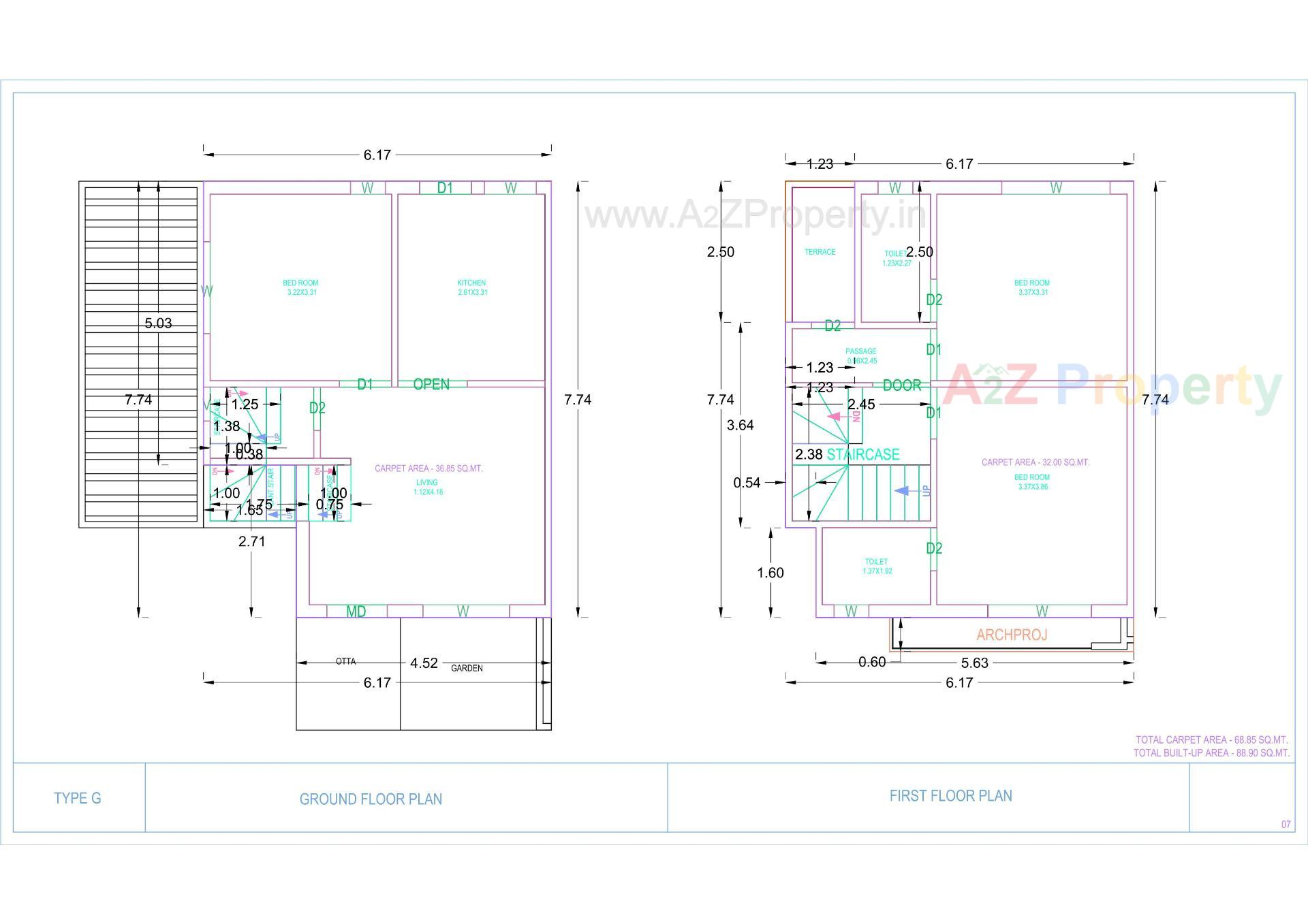  of real estate project Sharnam Sparsh located at Haldarva, Bharuch, Gujarat