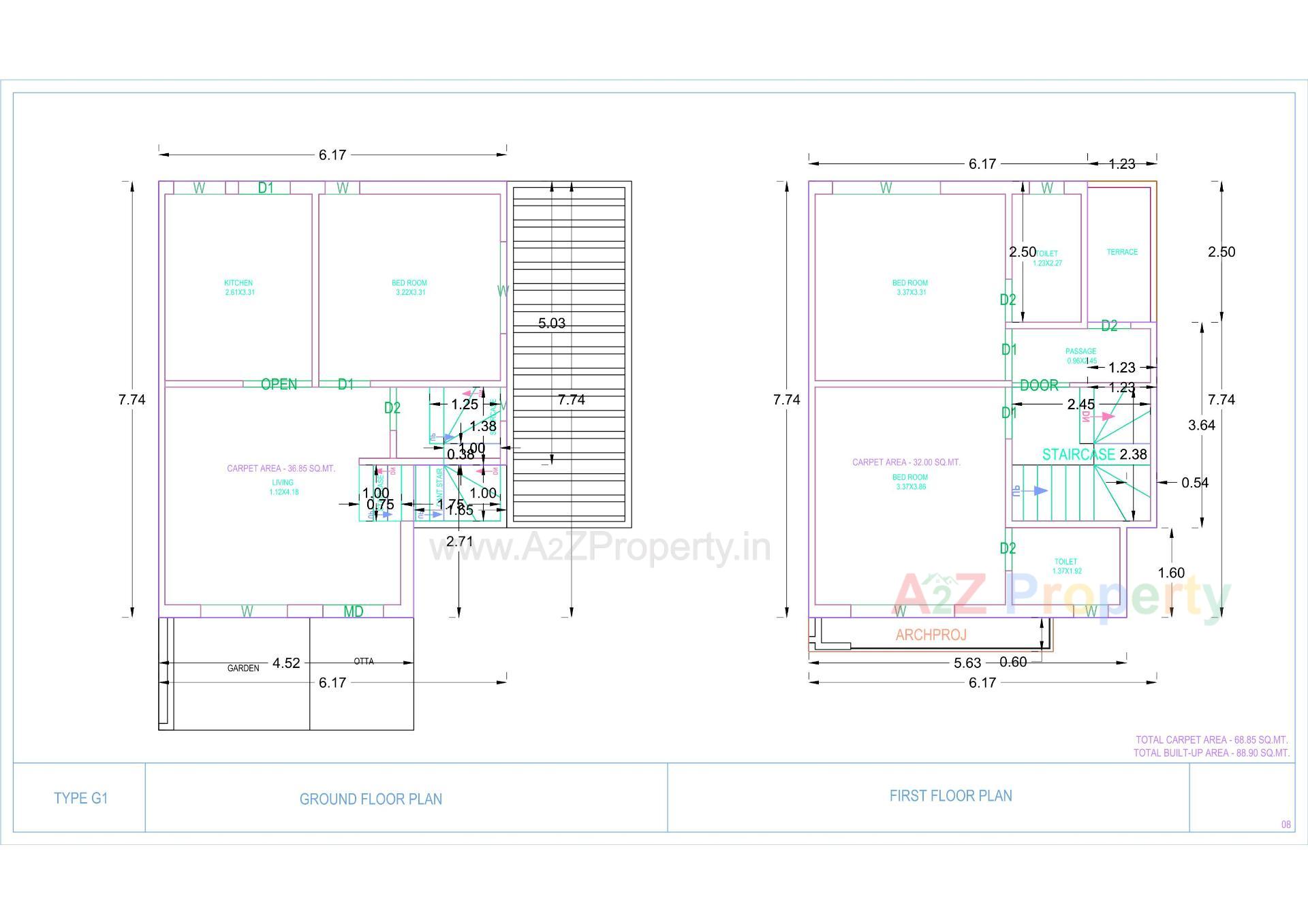  of real estate project Sharnam Sparsh located at Haldarva, Bharuch, Gujarat