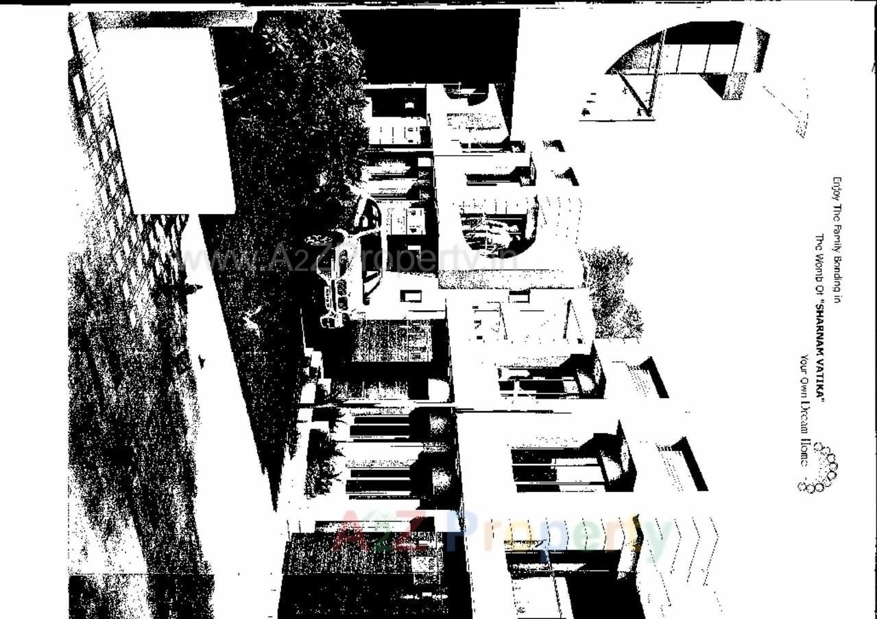 3D Elevation of real estate project Sharnam Vatika located at Vadadala, Bharuch, Gujarat