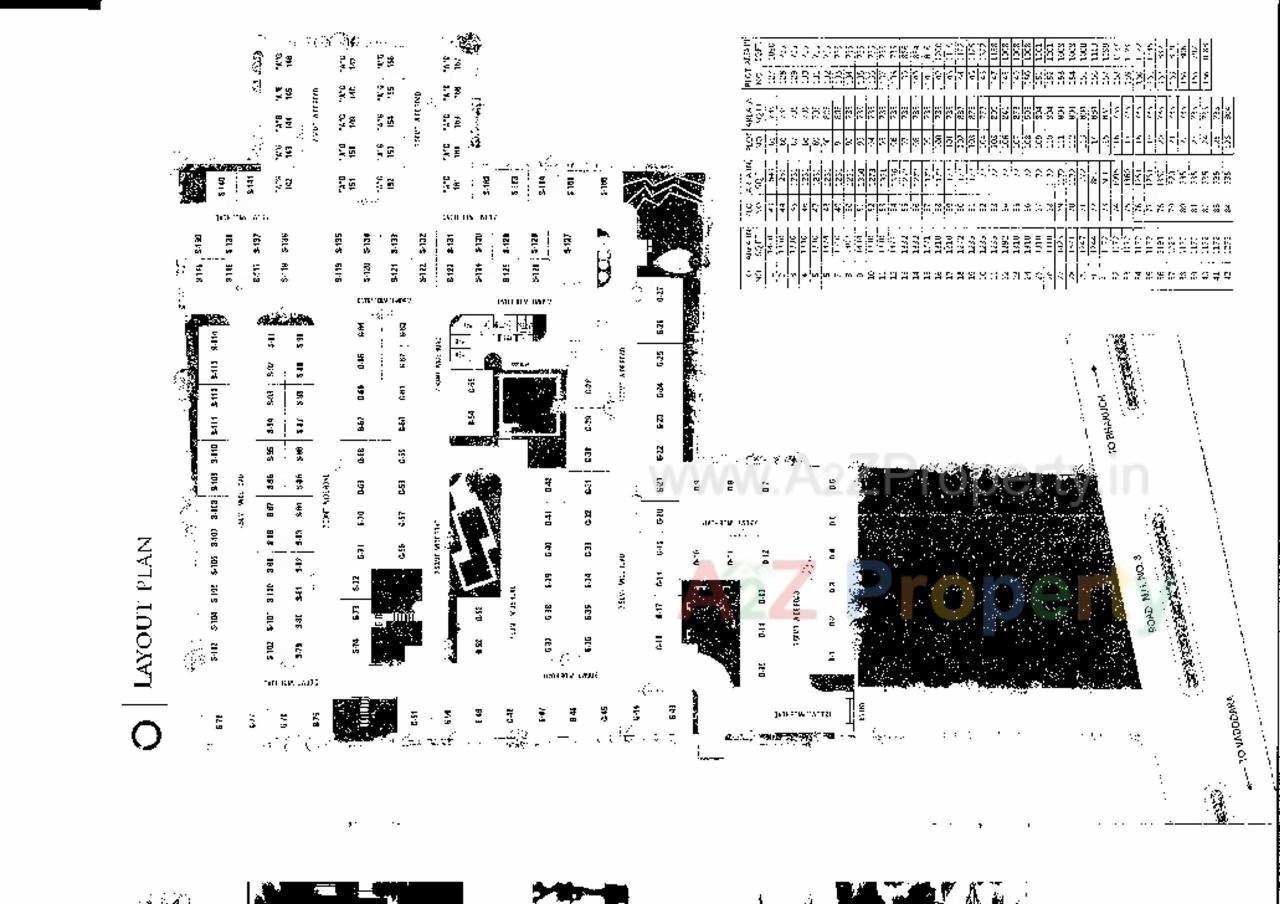 Layout of real estate project Sharnam Vatika located at Vadadala, Bharuch, Gujarat