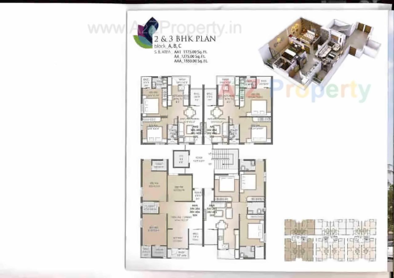 Layout of real estate project Shilpi Dream located at Maktampur, Bharuch, Gujarat