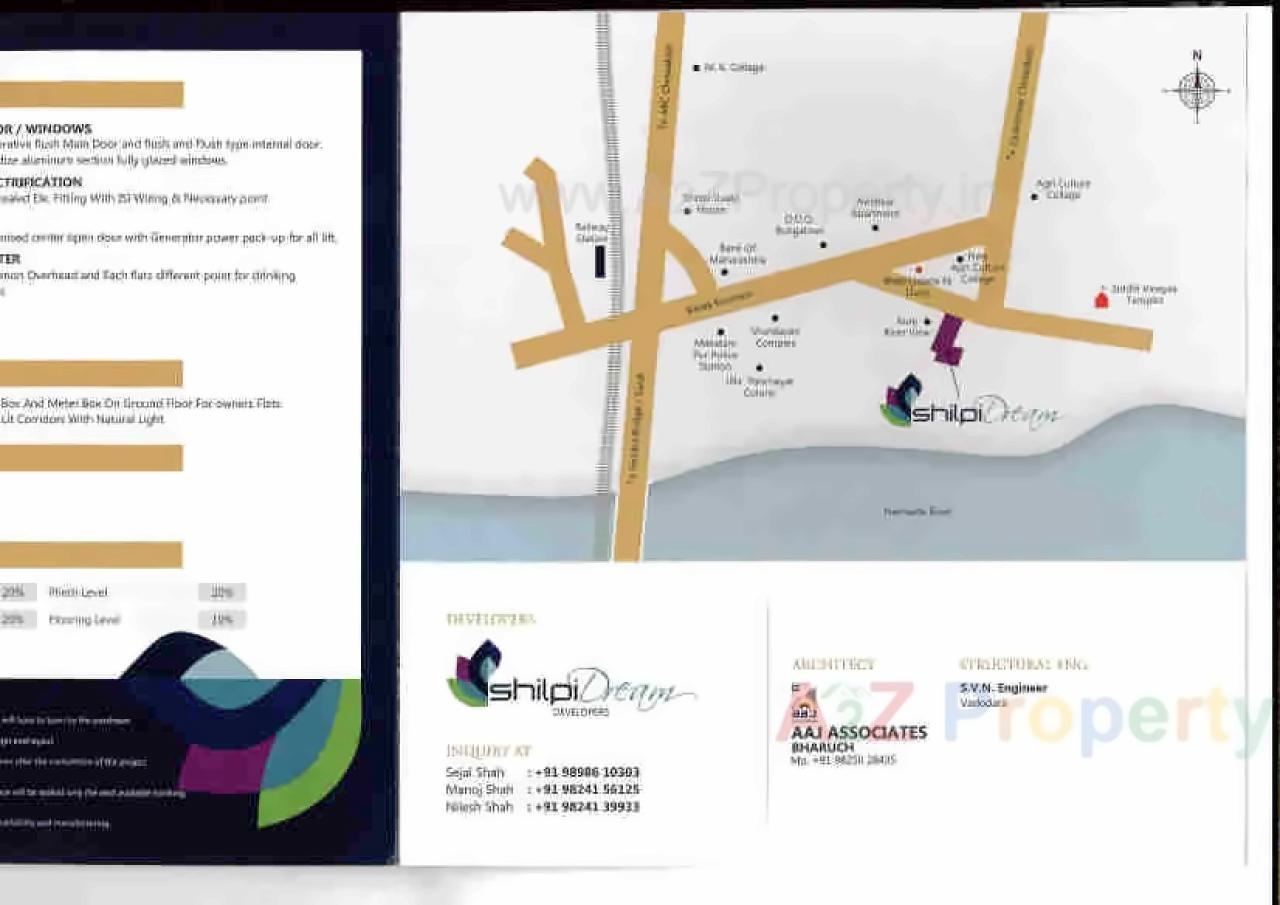  of real estate project Shilpi Dream located at Maktampur, Bharuch, Gujarat