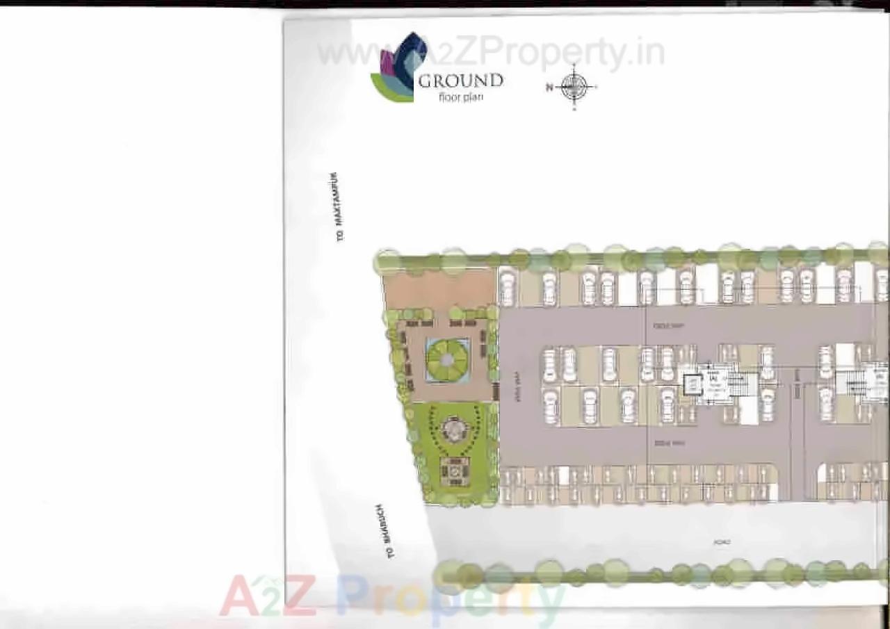 Layout of real estate project Shilpi Dream located at Maktampur, Bharuch, Gujarat