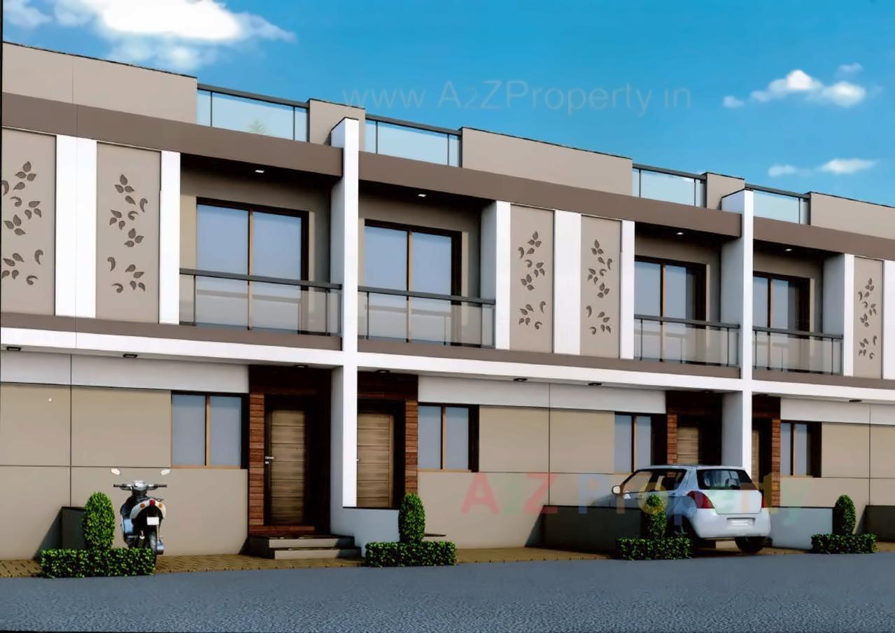 3D Elevation of real estate project Shilpi Residency Row House located at Vagusana, Bharuch, Gujarat