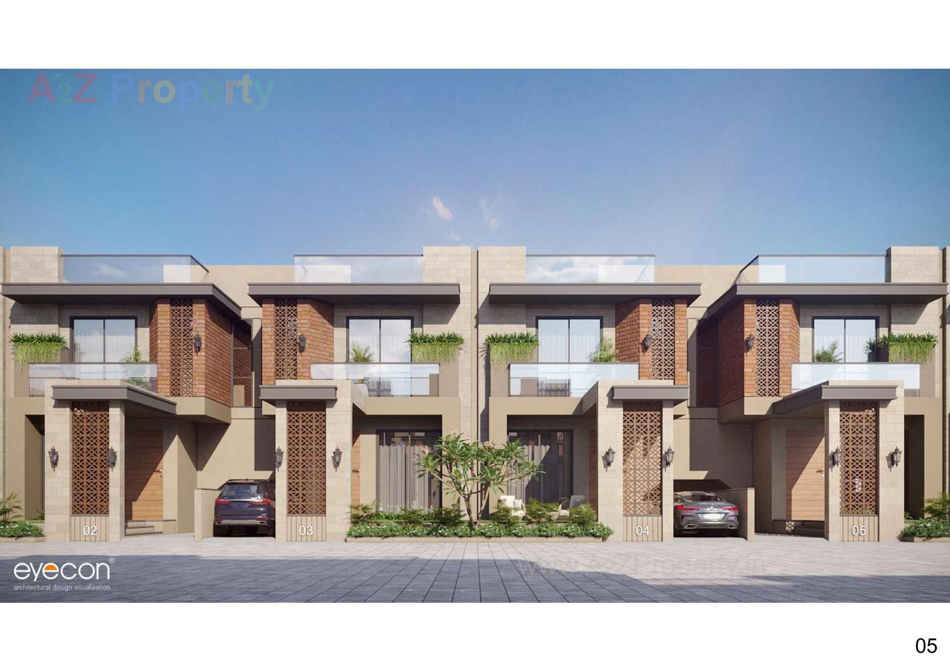 3D Elevation of real estate project Shilpi Sangini located at Chavaj, Bharuch, Gujarat