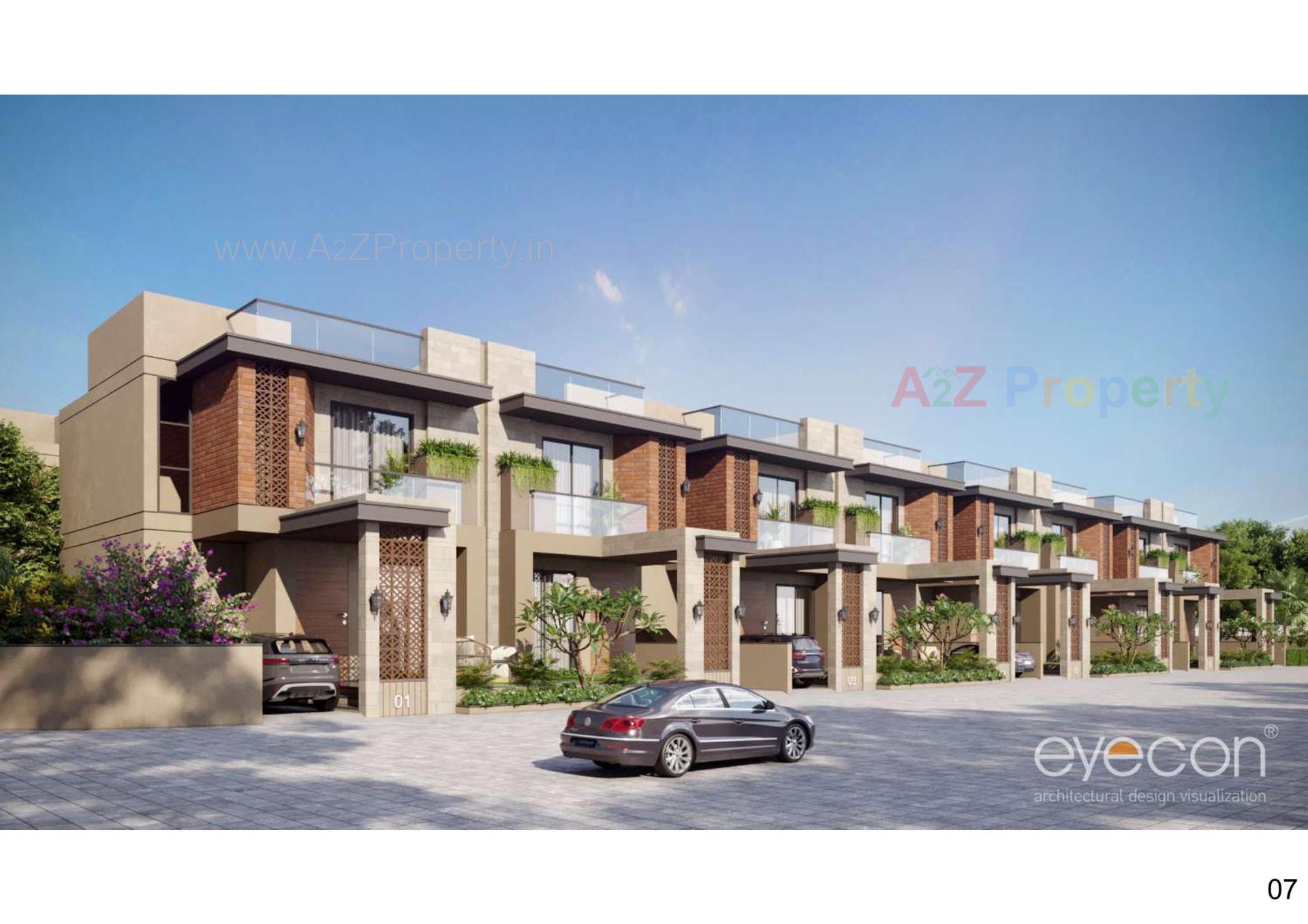 3D Elevation of real estate project Shilpi Sangini located at Chavaj, Bharuch, Gujarat