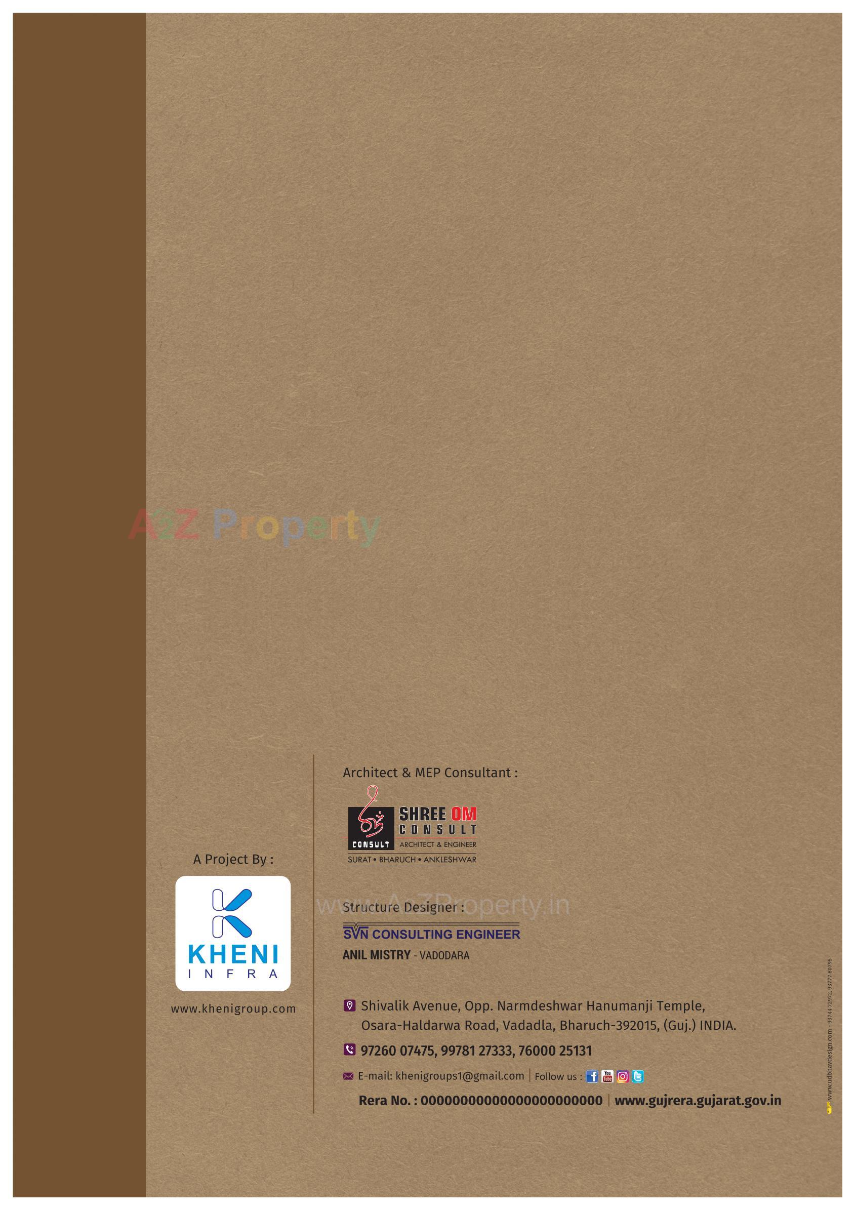  of real estate project Shivalik Avenue located at Vadadla, Bharuch, Gujarat