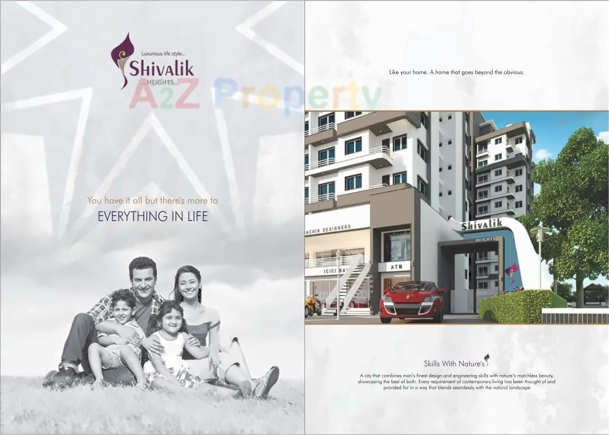3D Elevation of real estate project Shivalik Heights located at Tavra, Bharuch, Gujarat