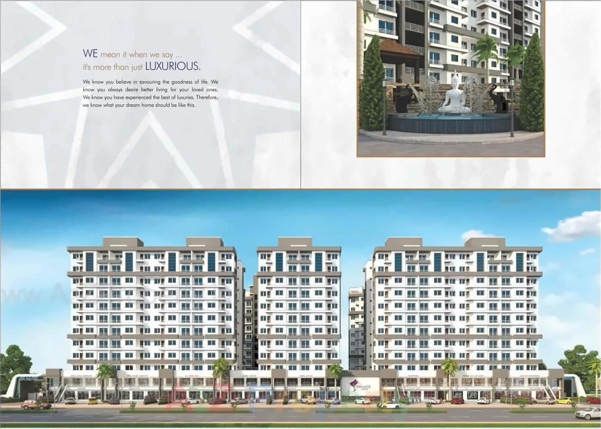 3D Elevation of real estate project Shivalik Heights located at Tavra, Bharuch, Gujarat