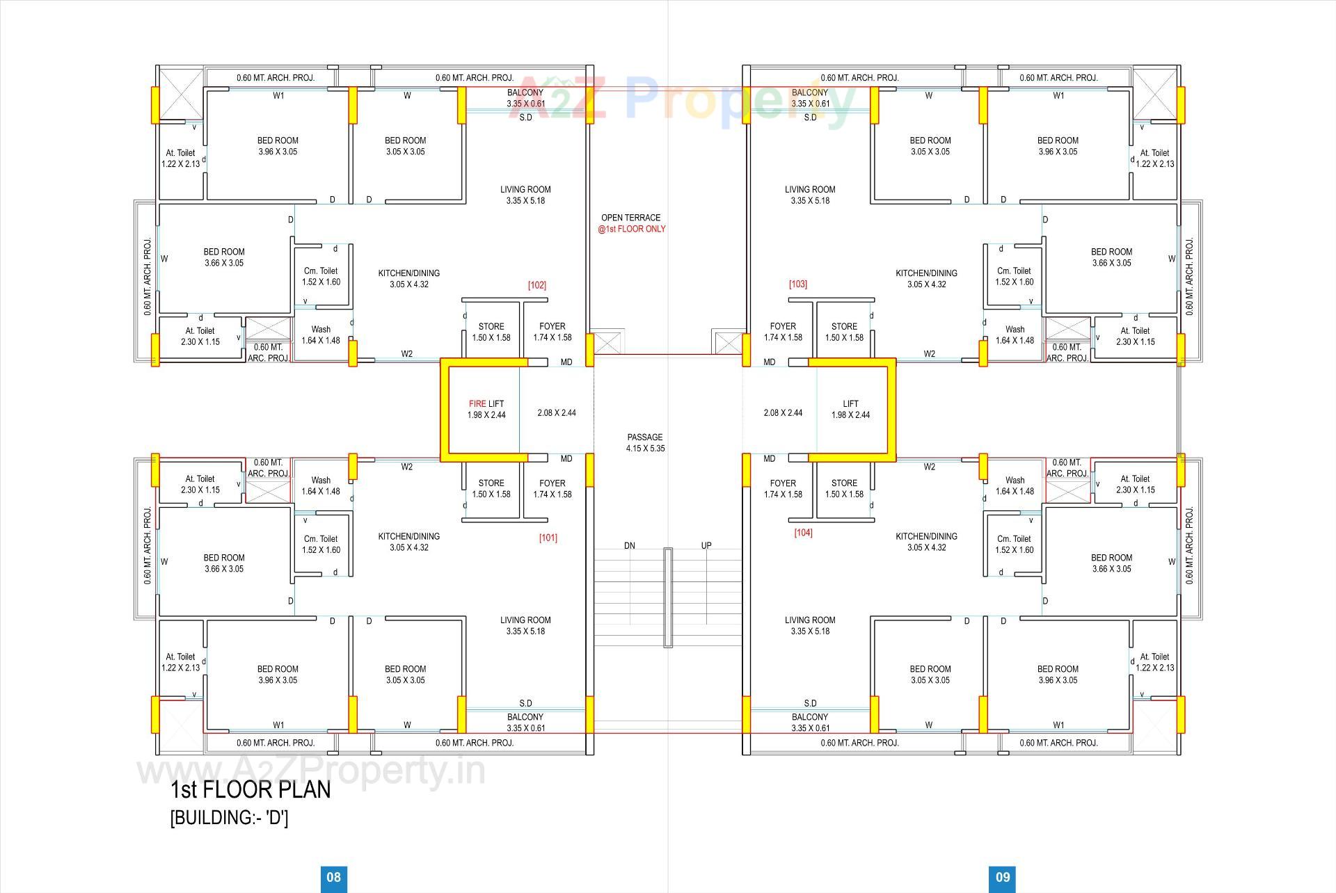 Layout of real estate project Shivalik Rivera located at Zadeshwar, Bharuch, Gujarat