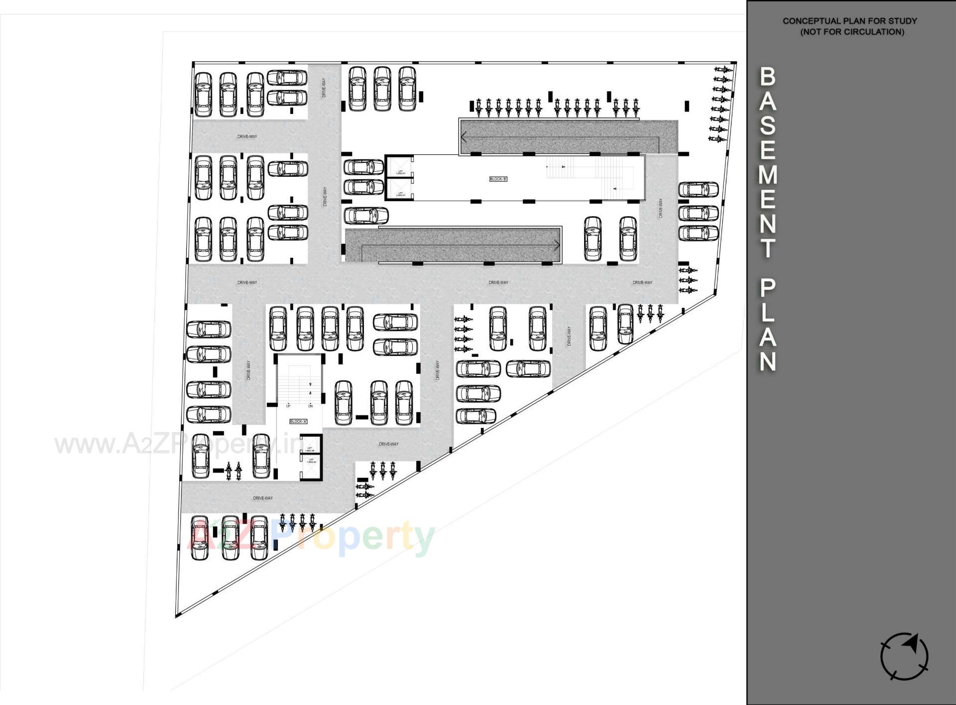 Layout of real estate project Shree Skyz located at Vadadala, Bharuch, Gujarat