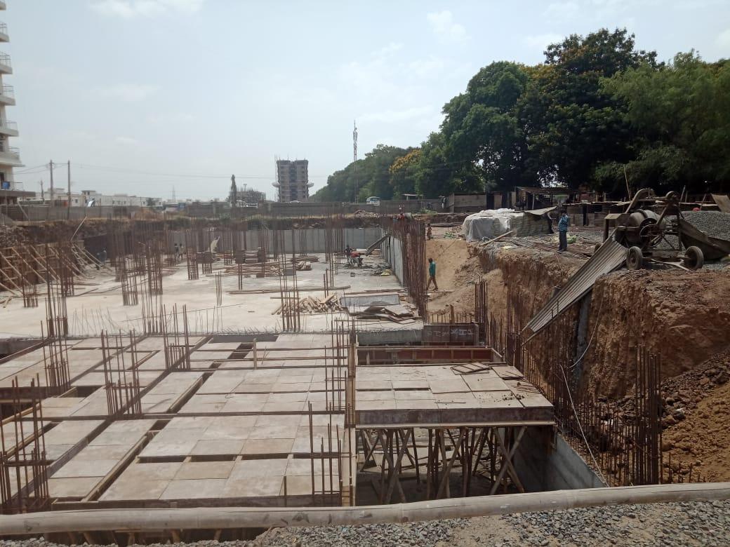 162090_const of real estate project Shreeji Sahaj Business Hub located at Zadeshwar, Bharuch, Gujarat