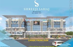 Elevation of real estate project Shreeji Sahaj Business Hub located at Zadeshwar, Bharuch, Gujarat