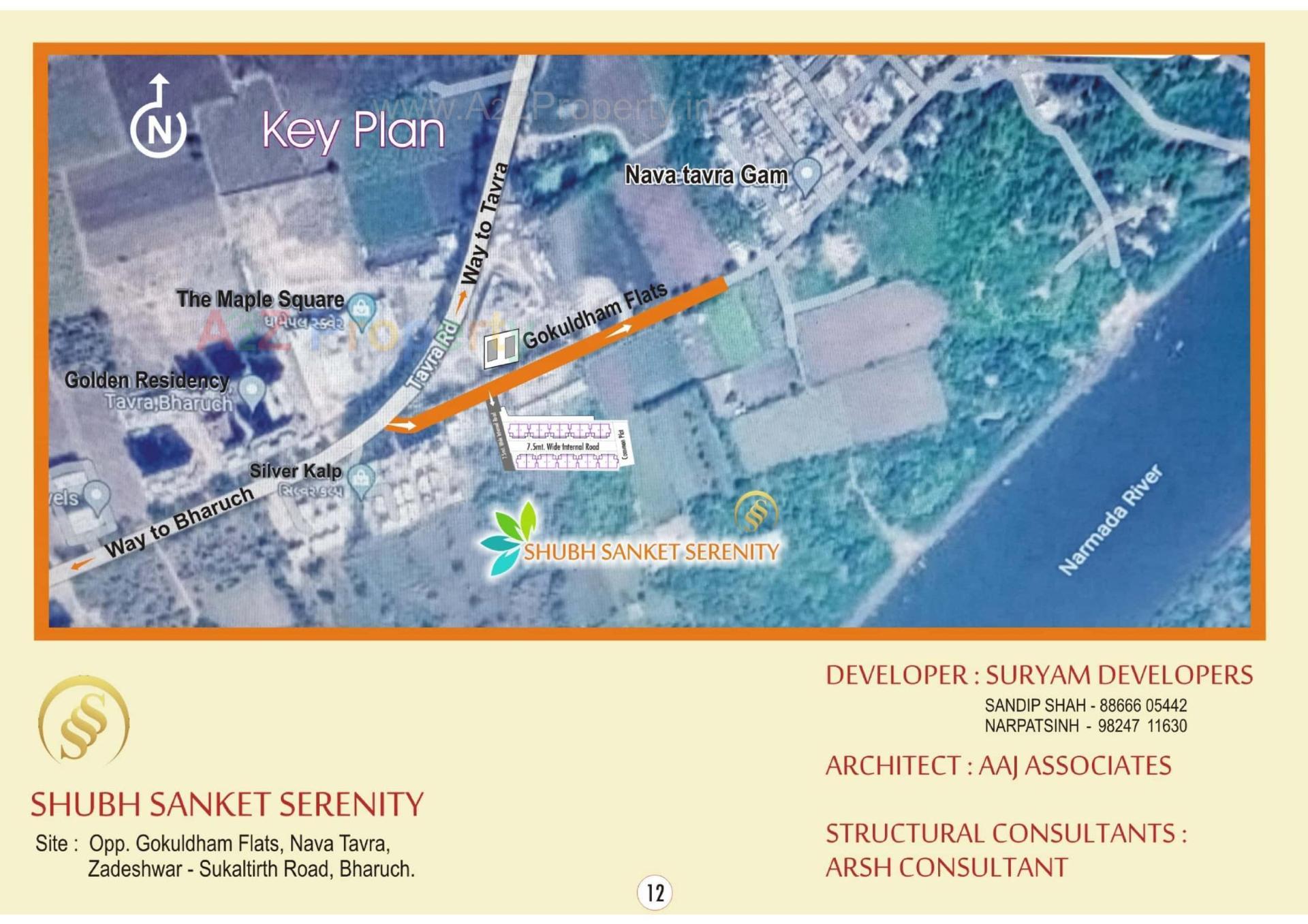  of real estate project Shubh Sanket Serenity located at Tavara, Bharuch, Gujarat