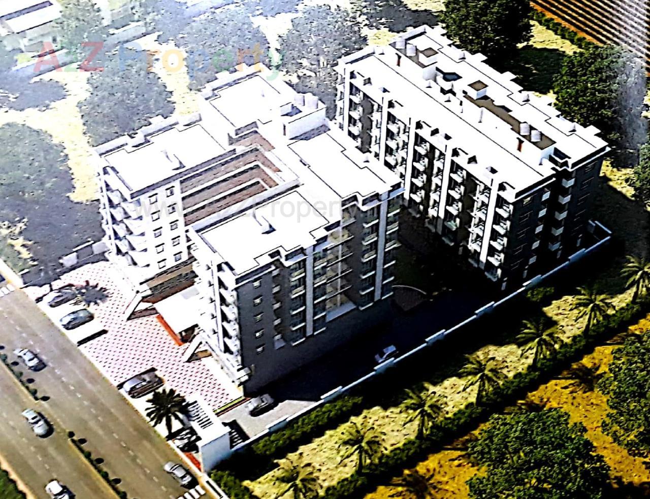 3D Elevation of real estate project Shubham Valley located at Tavra, Bharuch, Gujarat