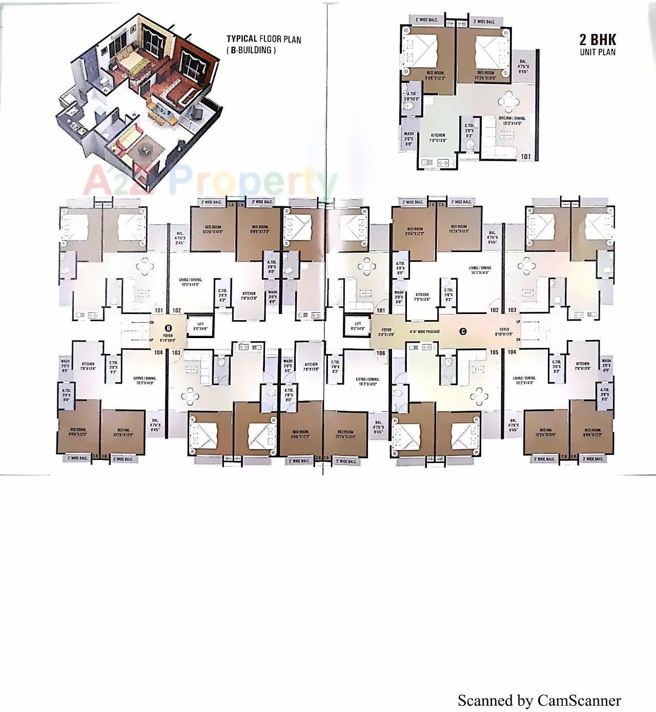 Layout of real estate project Shubham Valley located at Tavra, Bharuch, Gujarat