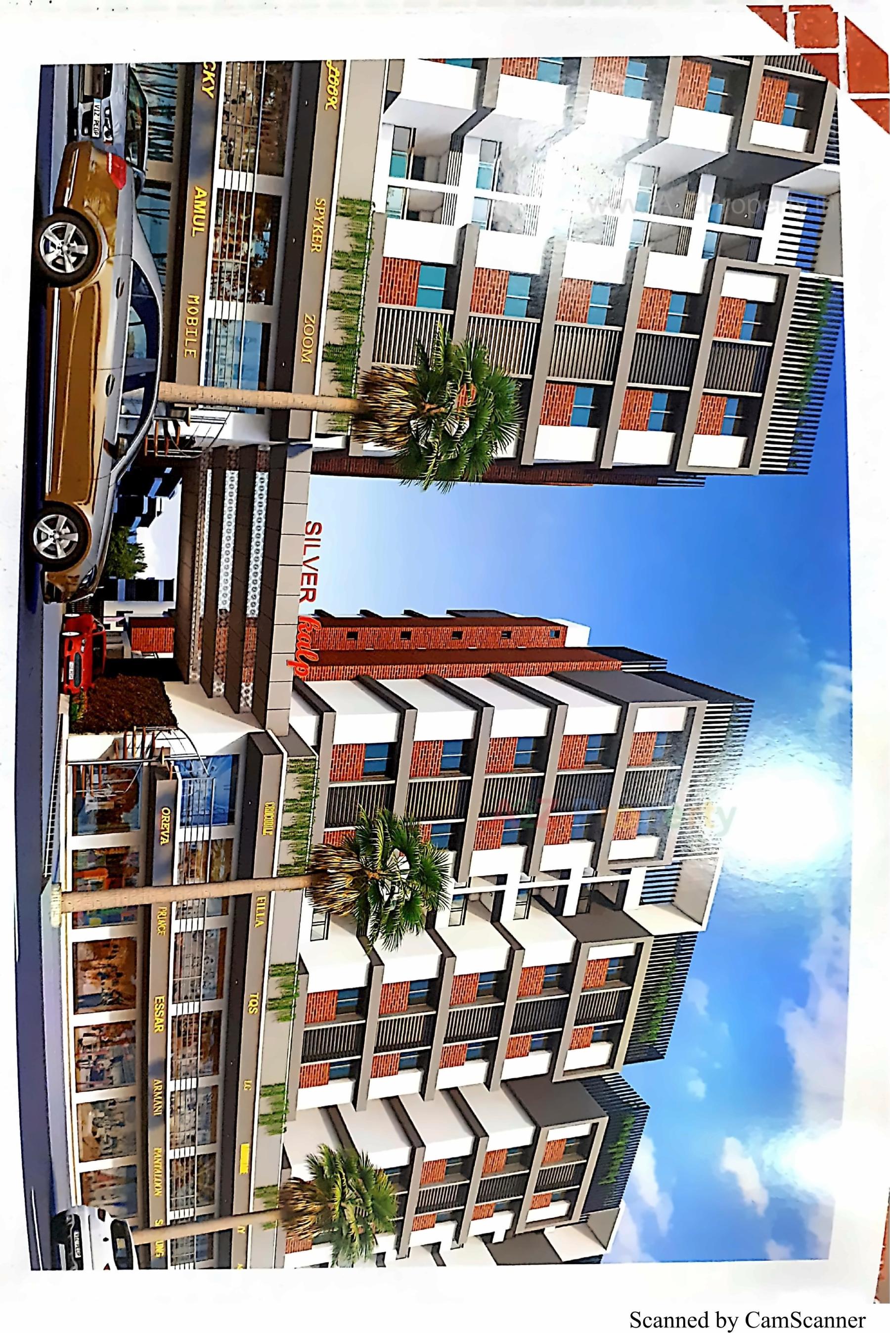 3D Elevation of real estate project Silver Kalp located at Tavra, Bharuch, Gujarat