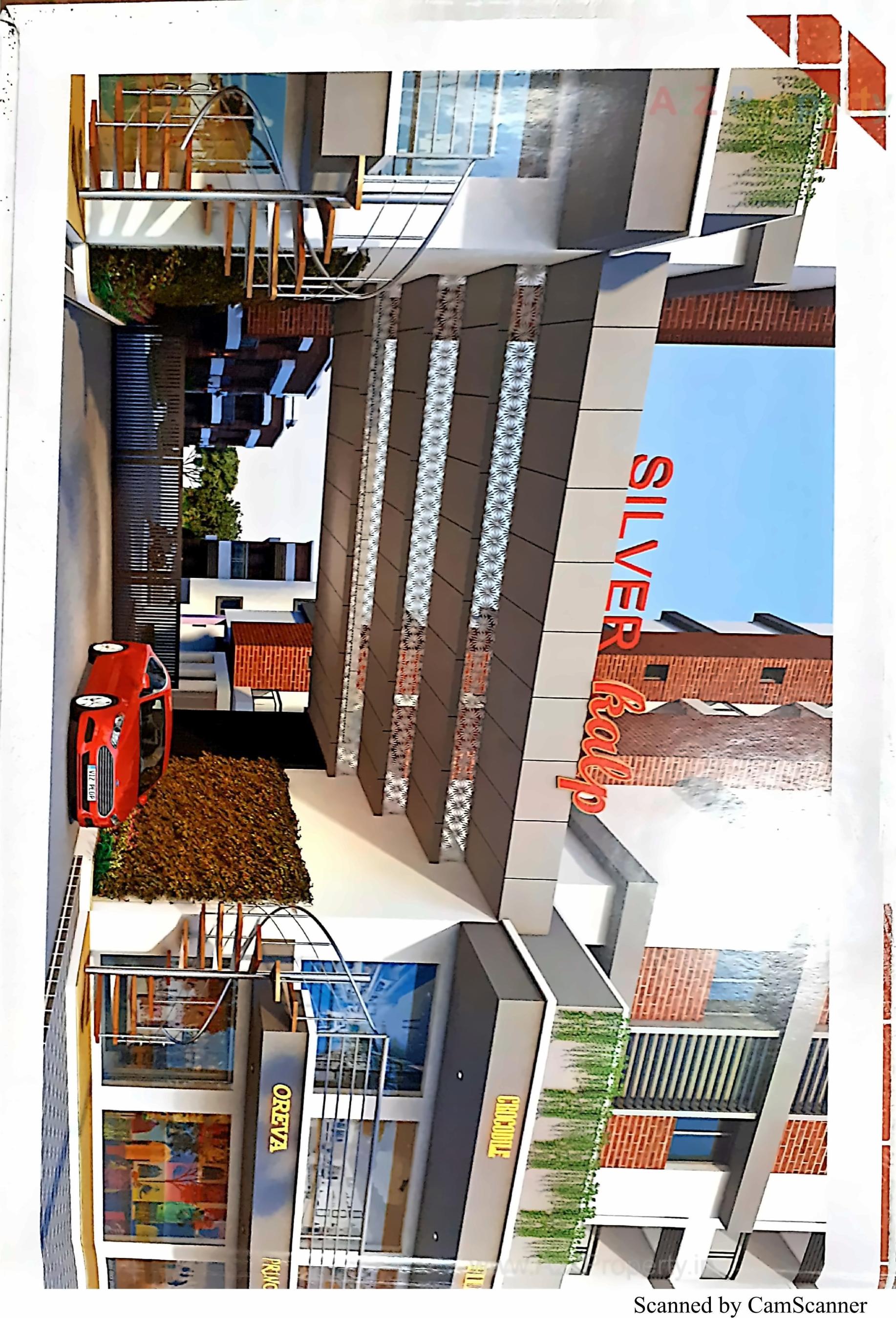 3D Elevation of real estate project Silver Kalp located at Tavra, Bharuch, Gujarat