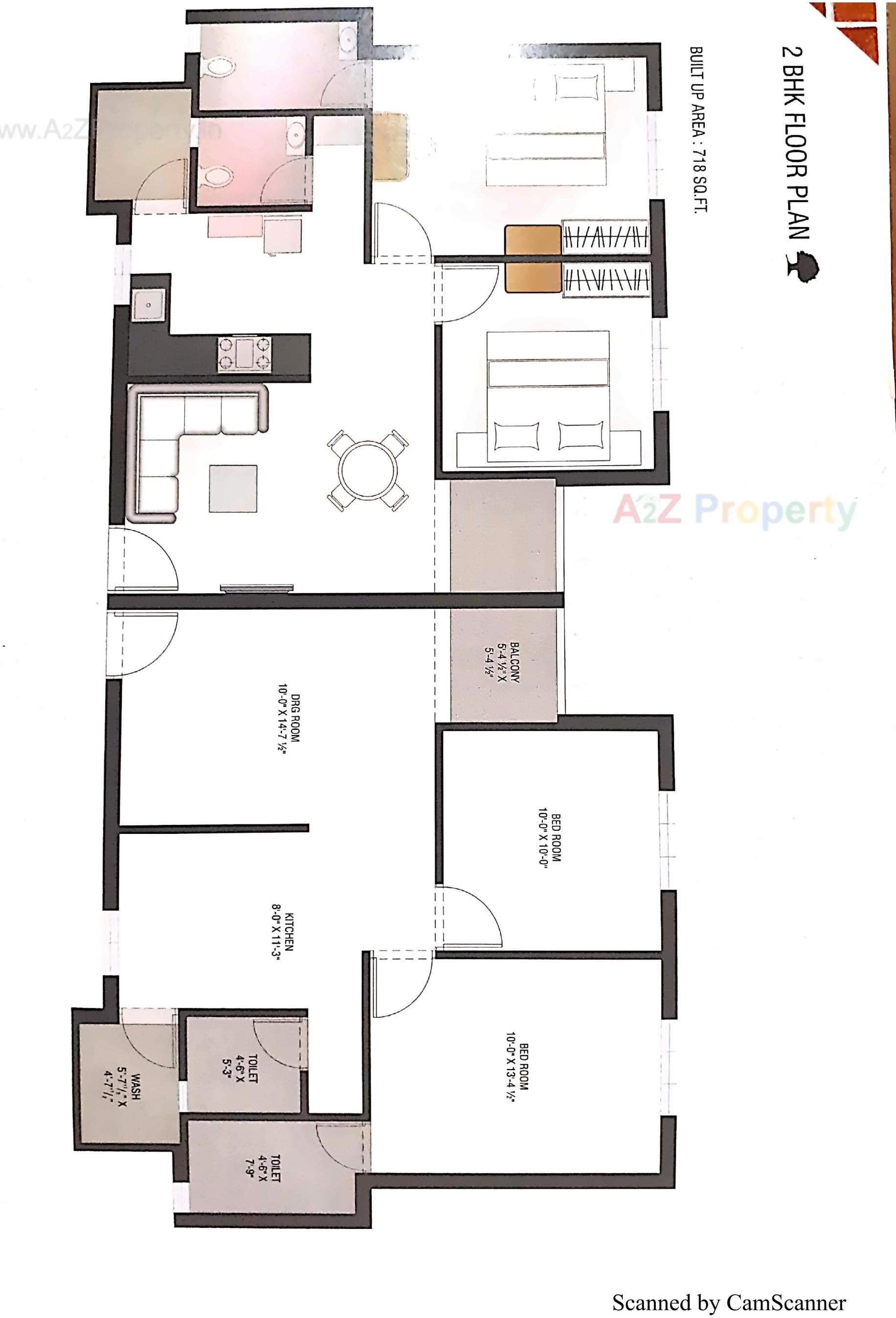 Layout of real estate project Silver Kalp located at Tavra, Bharuch, Gujarat