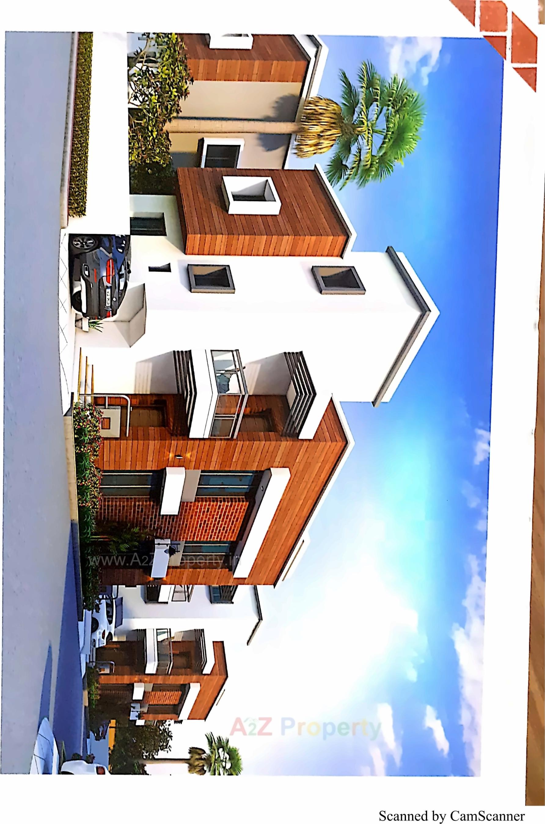 3D Elevation of real estate project Silver Kalp located at Tavra, Bharuch, Gujarat