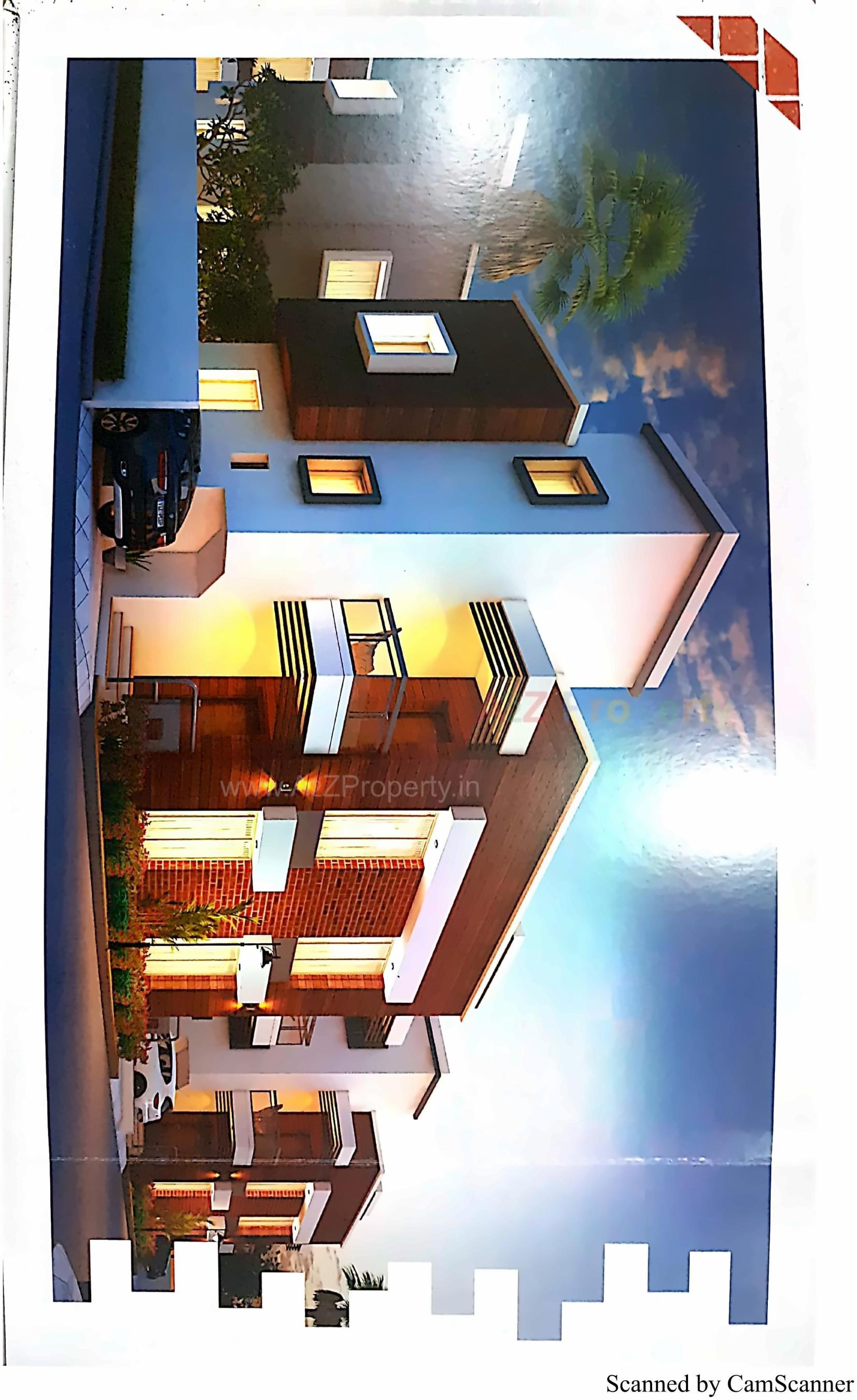 3D Elevation of real estate project Silver Kalp located at Tavra, Bharuch, Gujarat