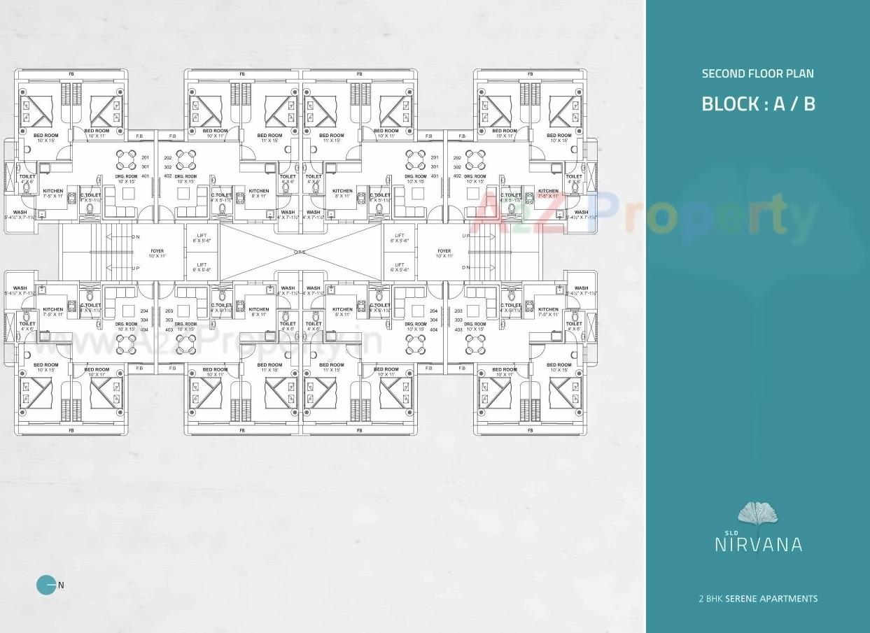 Layout of real estate project Sld Nirvana located at Zadeshwar, Bharuch, Gujarat
