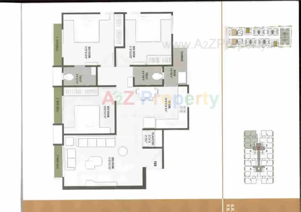 Layout of real estate project Sundaram Residency located at Bholav, Bharuch, Gujarat
