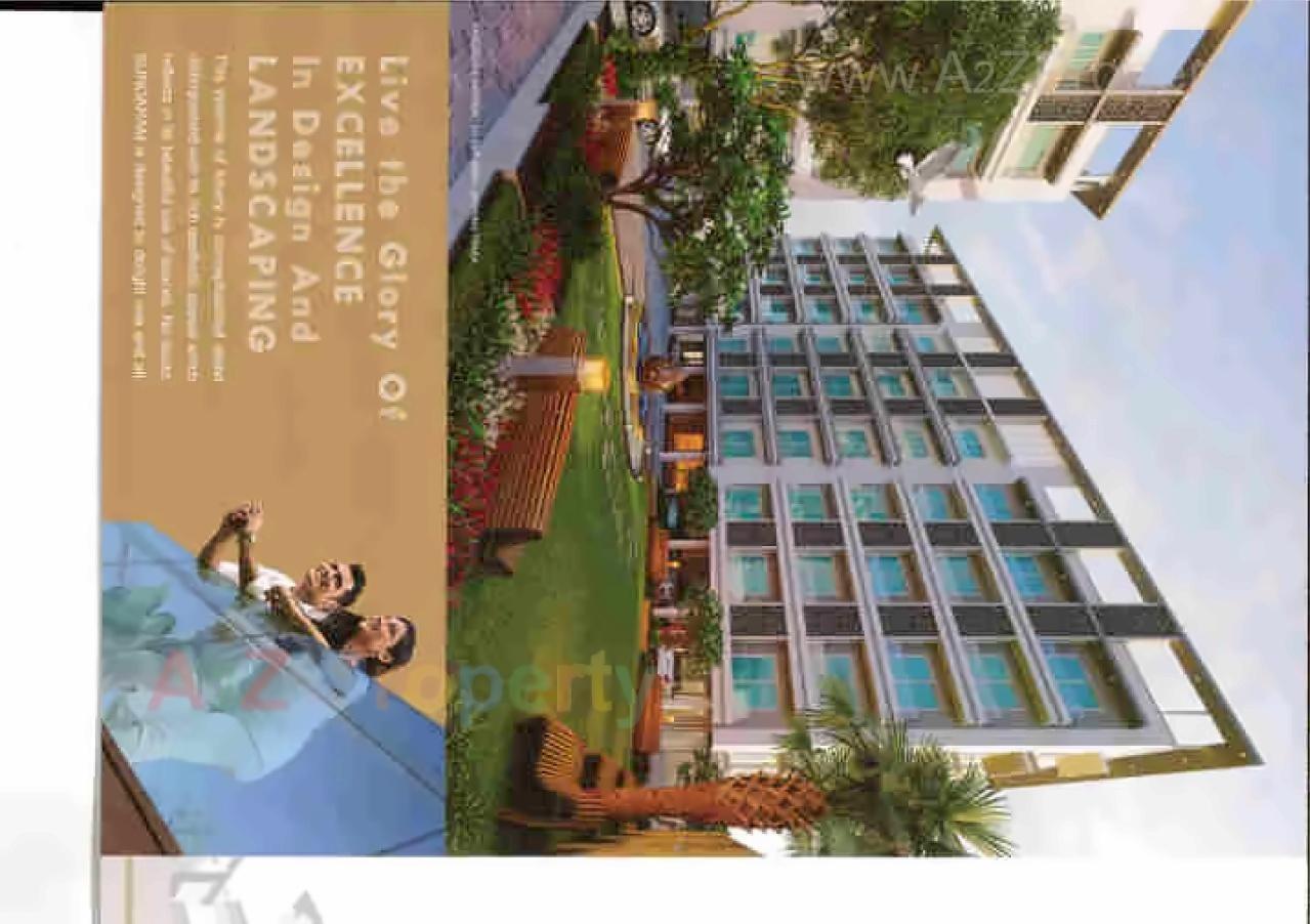 3D Elevation of real estate project Sundaram Residency located at Bholav, Bharuch, Gujarat