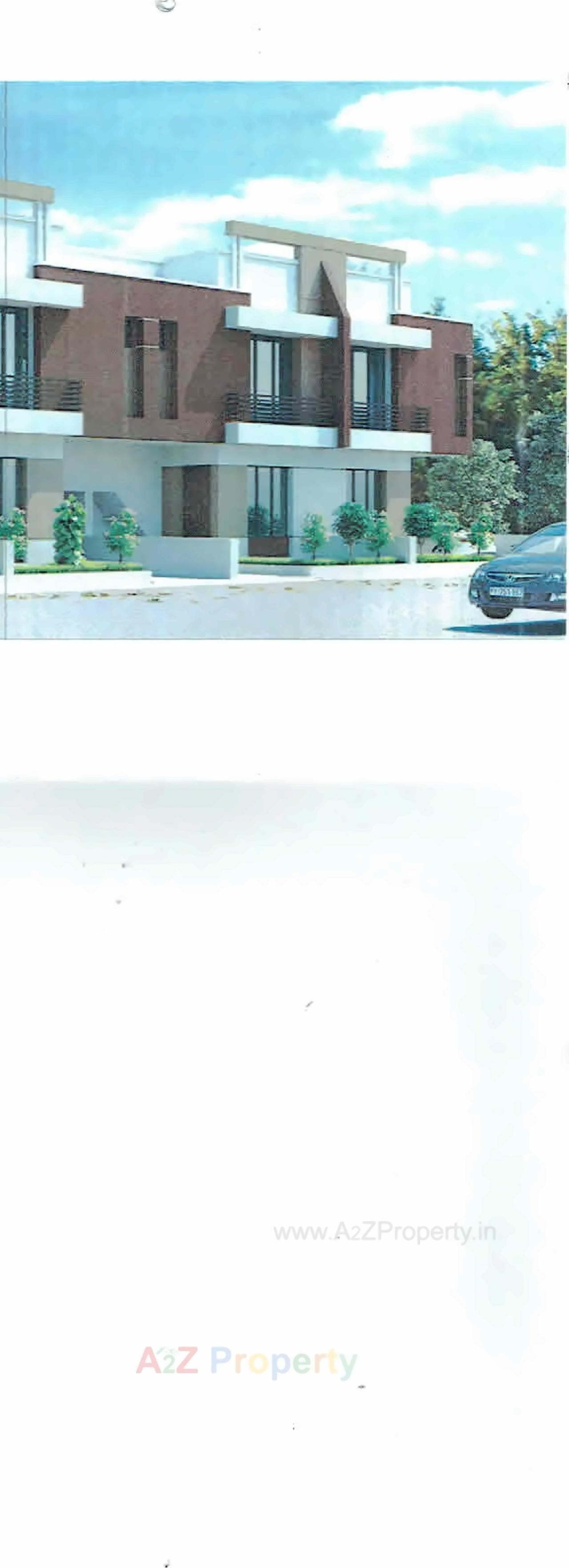 3D Elevation of real estate project Suryoday Residency located at Luvara, Bharuch, Gujarat