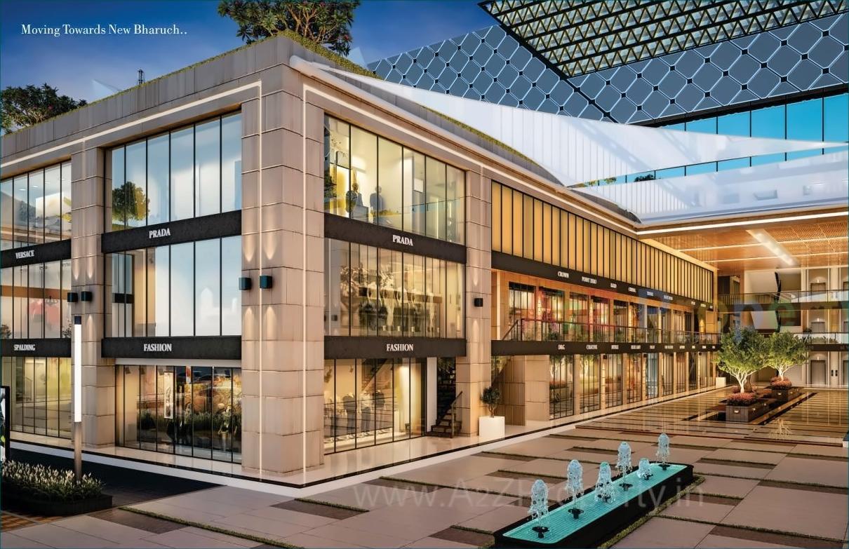 3D Elevation of real estate project The Maple Square located at Bharuch, Bharuch, Gujarat