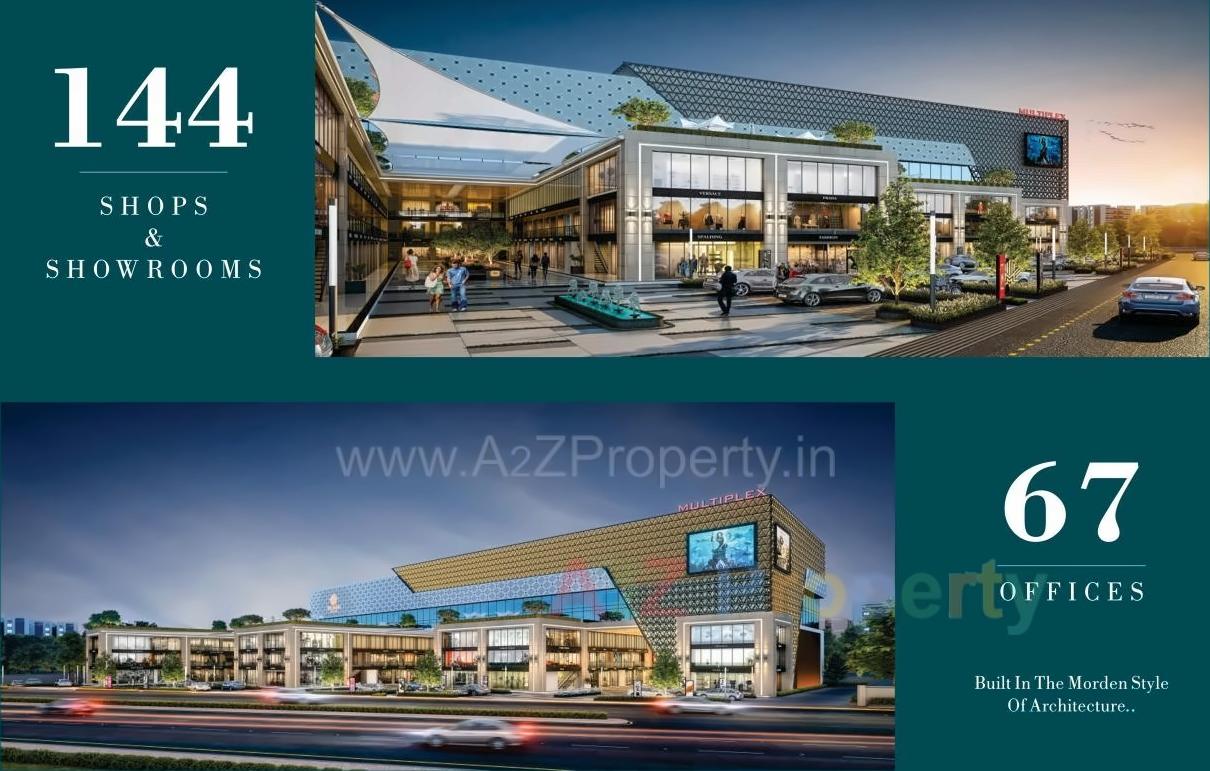 3D Elevation of real estate project The Maple Square located at Bharuch, Bharuch, Gujarat