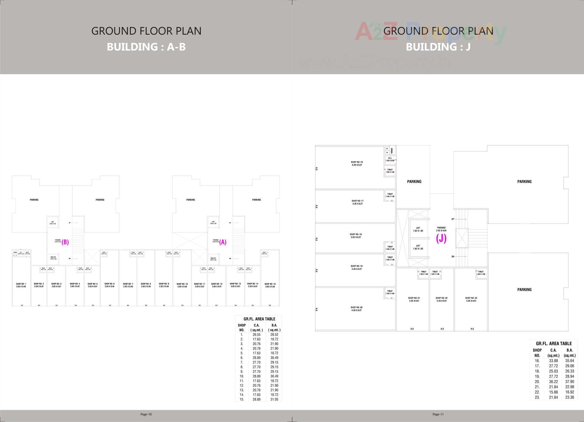 Layout of real estate project Tulsi Glorious located at Nandelav, Bharuch, Gujarat