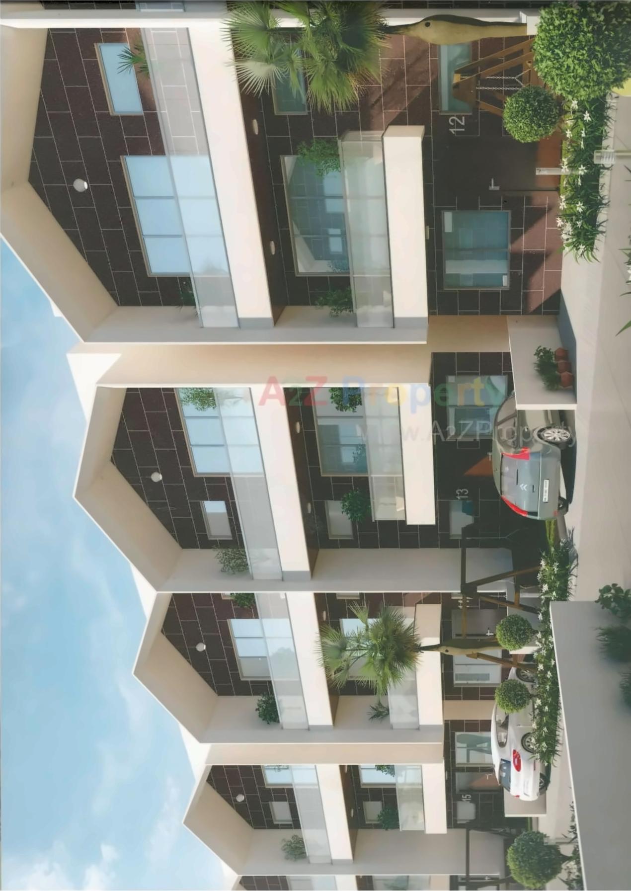 3D Elevation of real estate project Tulsi Villa / Square located at Ankleshwar, Bharuch, Gujarat