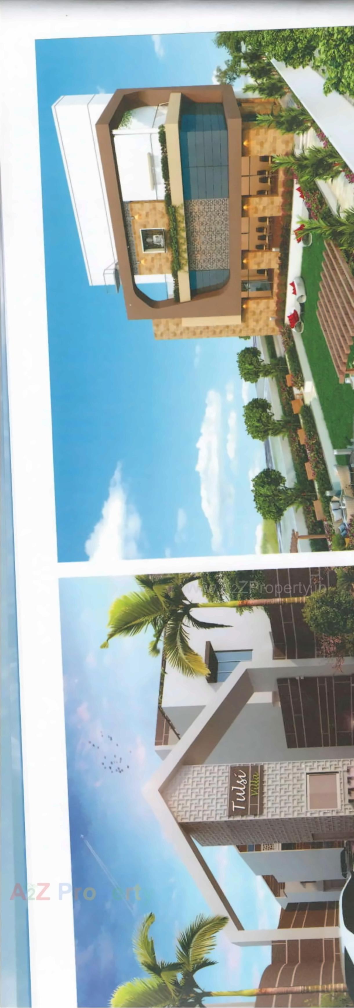 3D Elevation of real estate project Tulsi Villa / Square located at Ankleshwar, Bharuch, Gujarat