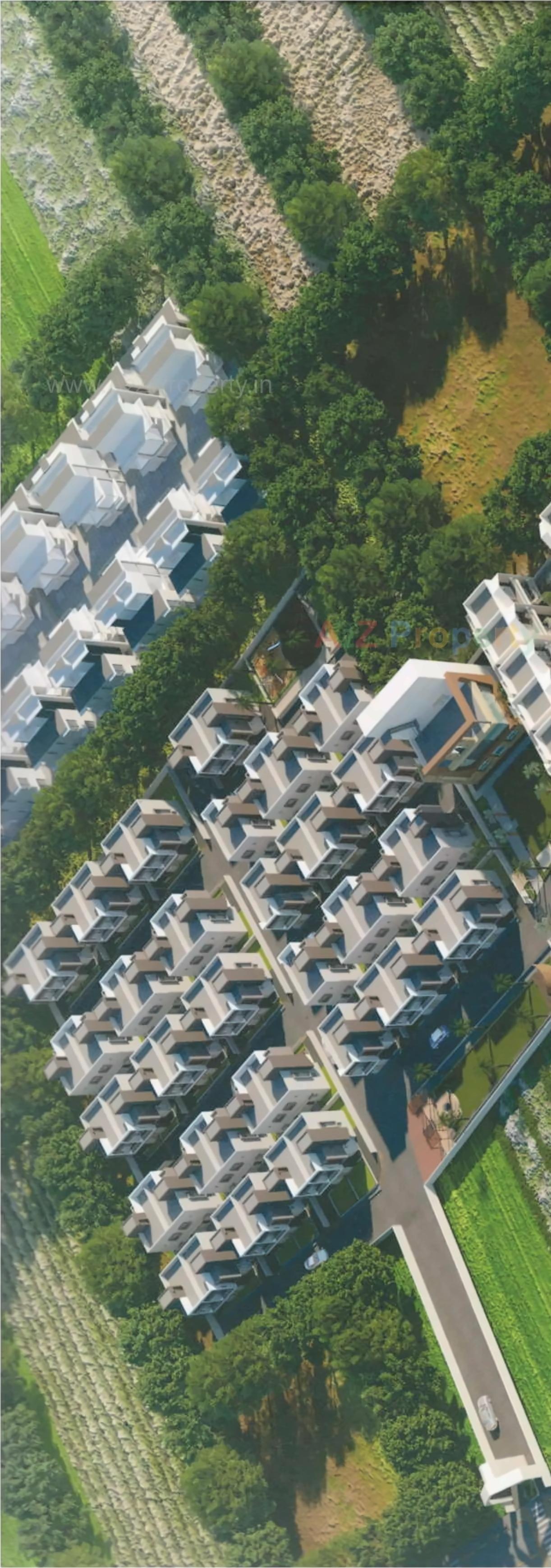 3D Elevation of real estate project Tulsi Villa / Square located at Ankleshwar, Bharuch, Gujarat