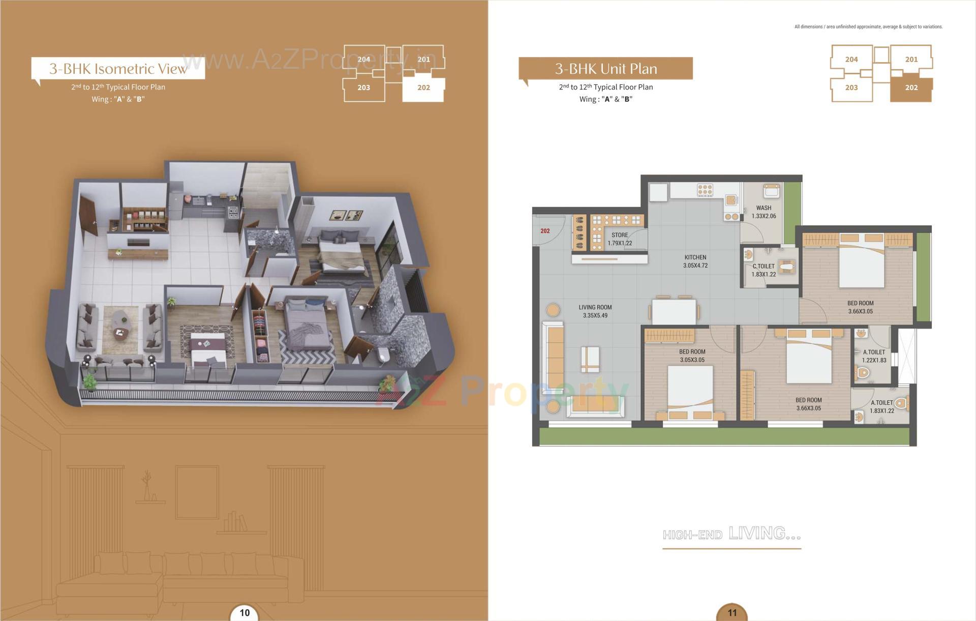 Layout of real estate project Twin Towers located at Tavra, Bharuch, Gujarat