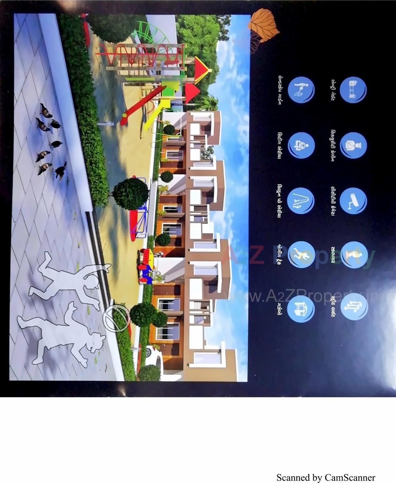 3D Elevation of real estate project Vachanamrut Homes located at Bhadkodara, Bharuch, Gujarat