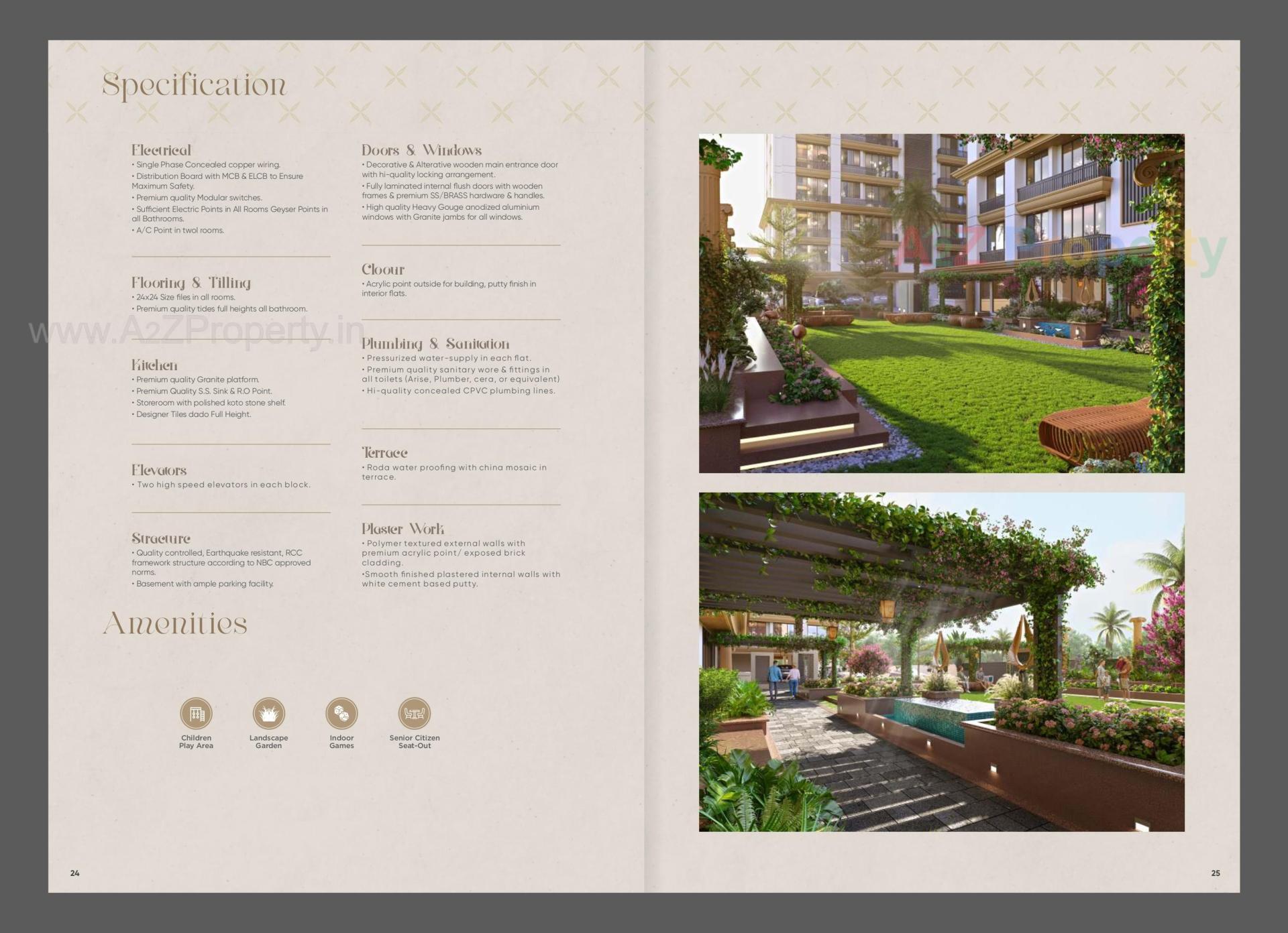  of real estate project Venezia Vista located at Zadeshwar, Bharuch, Gujarat