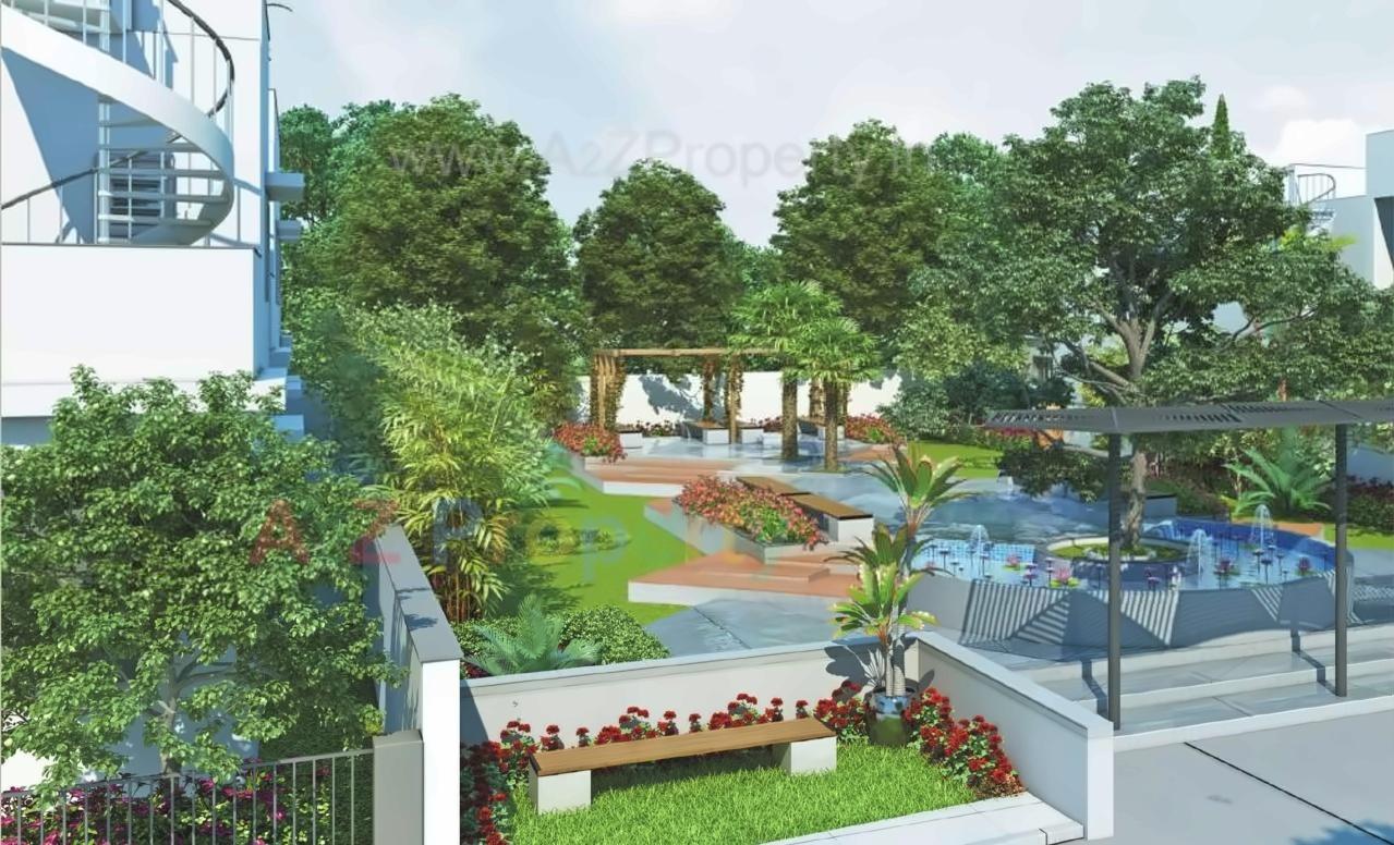 3D Elevation of real estate project Vishvam Green located at Nandelav, Bharuch, Gujarat