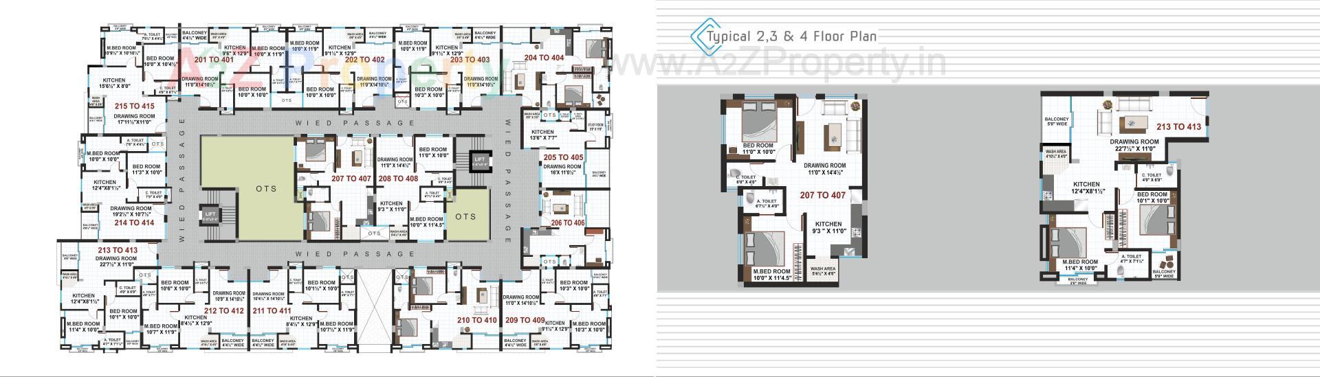 Layout of real estate project Vishwam Square located at Bharuch, Bharuch, Gujarat