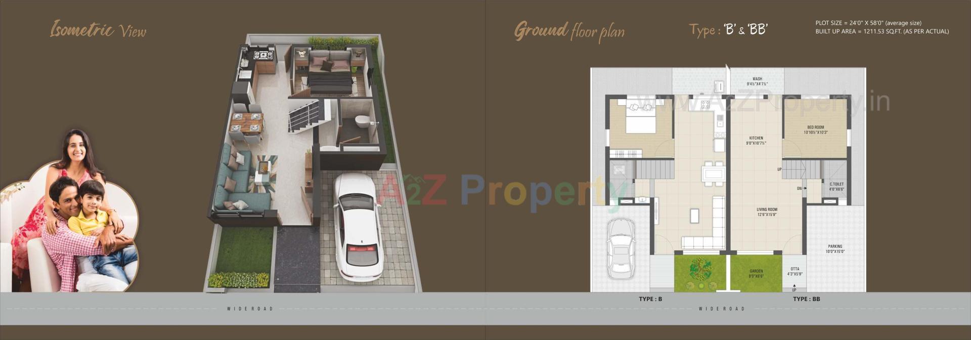 Layout of real estate project Vivanta The Grandeur () located at Bharuch, Bharuch, Gujarat