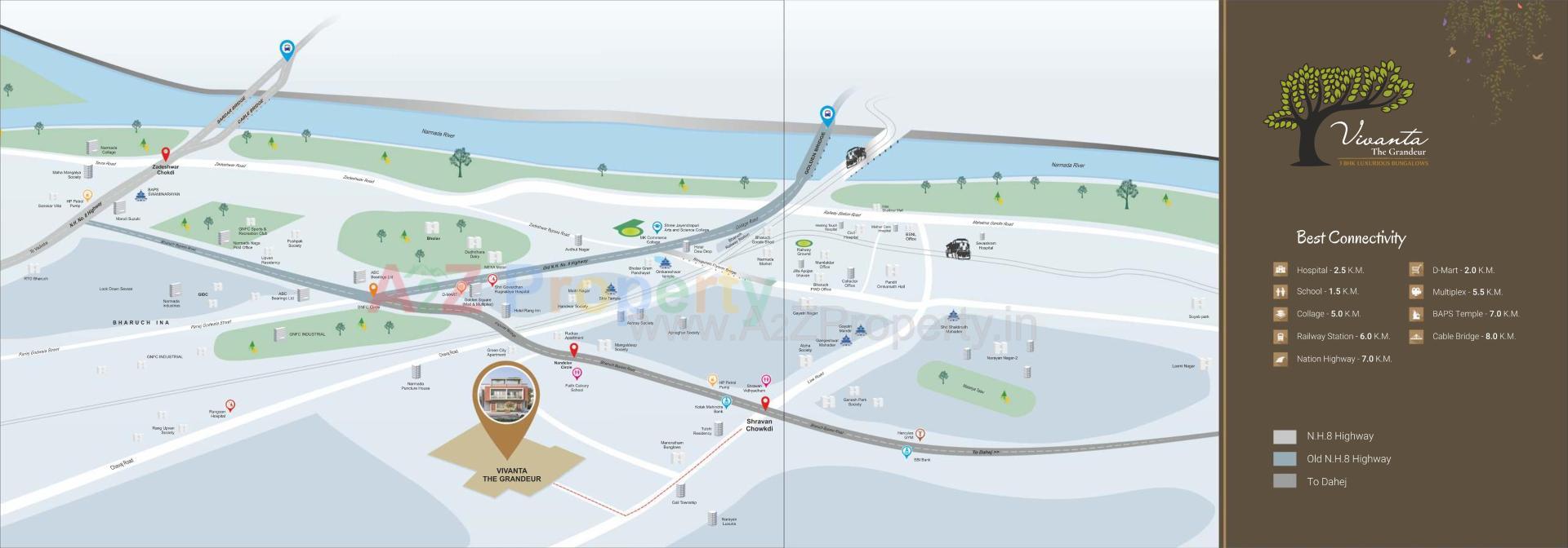  of real estate project Vivanta The Grandeur () located at Bharuch, Bharuch, Gujarat