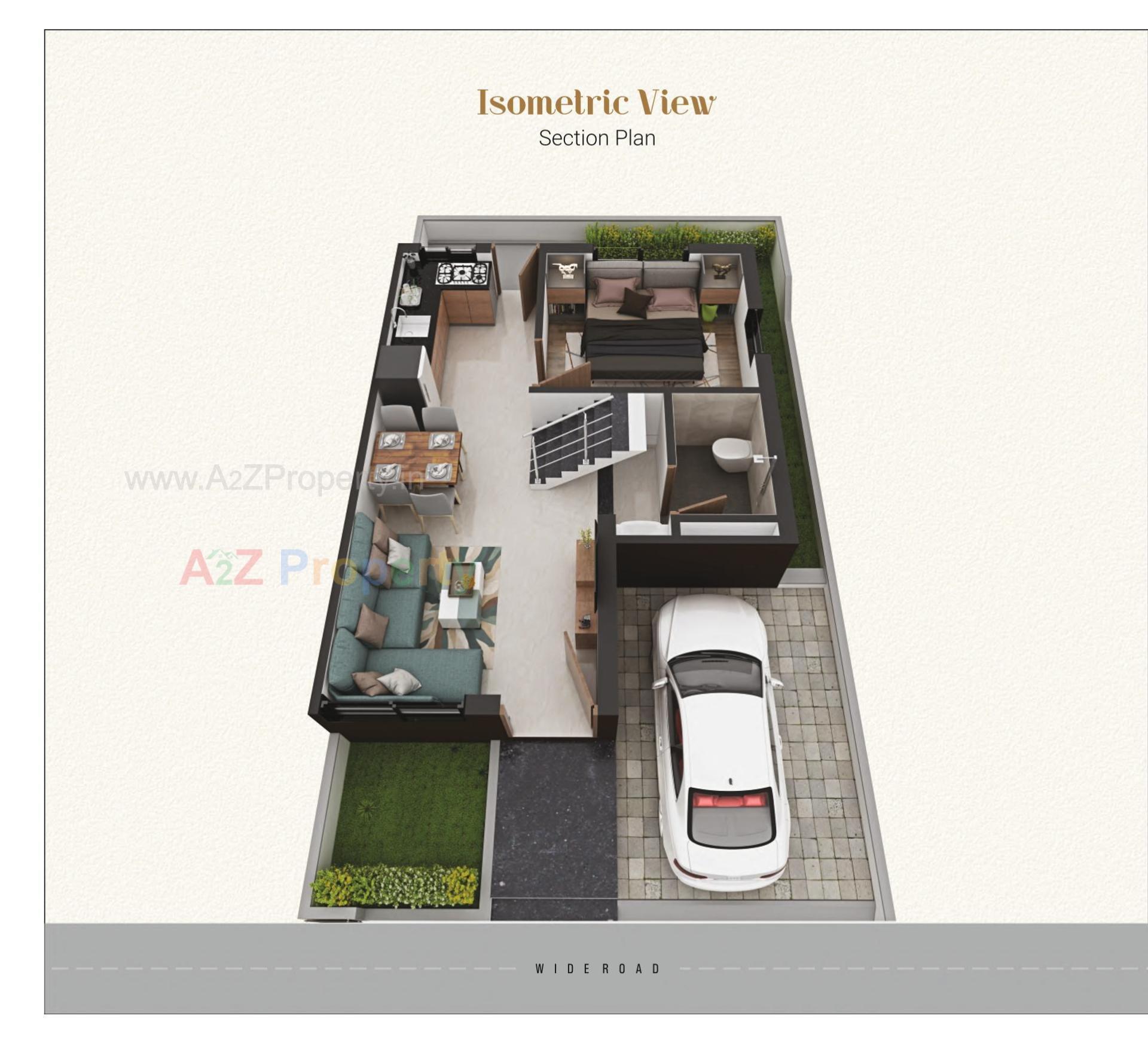 Layout of real estate project Vivanta The Grandeur located at Nandelav, Bharuch, Gujarat
