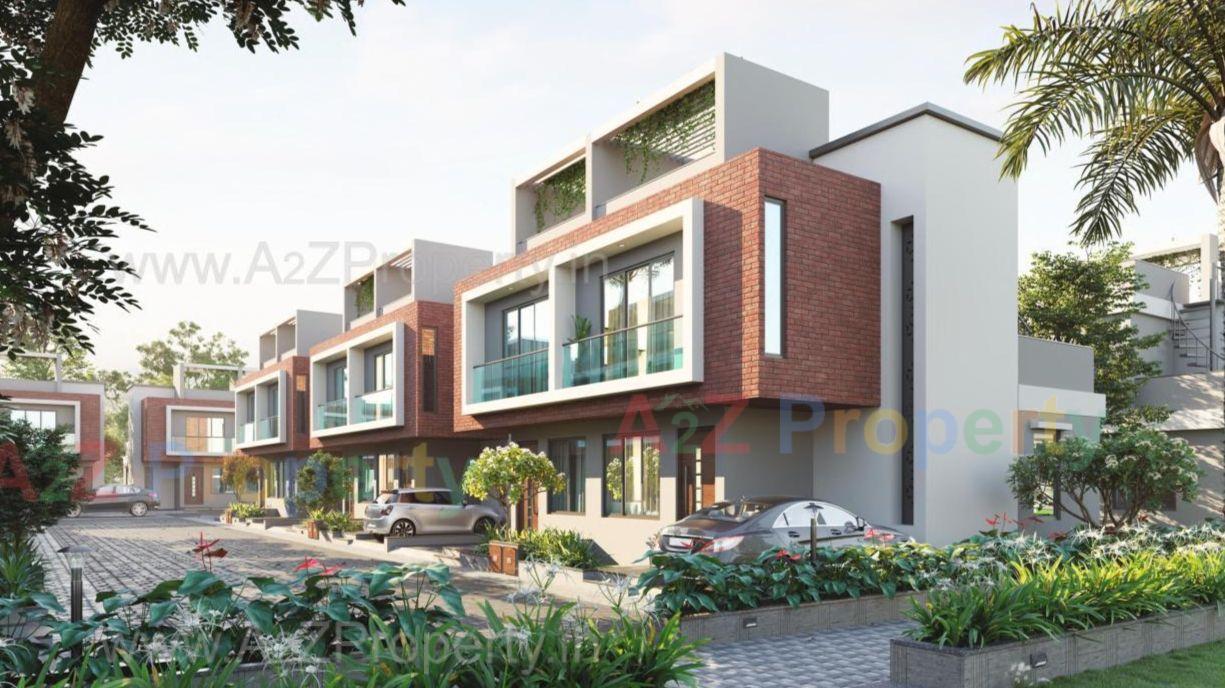 3D Elevation of real estate project Vivanta The Grandeur located at Nandelav, Bharuch, Gujarat