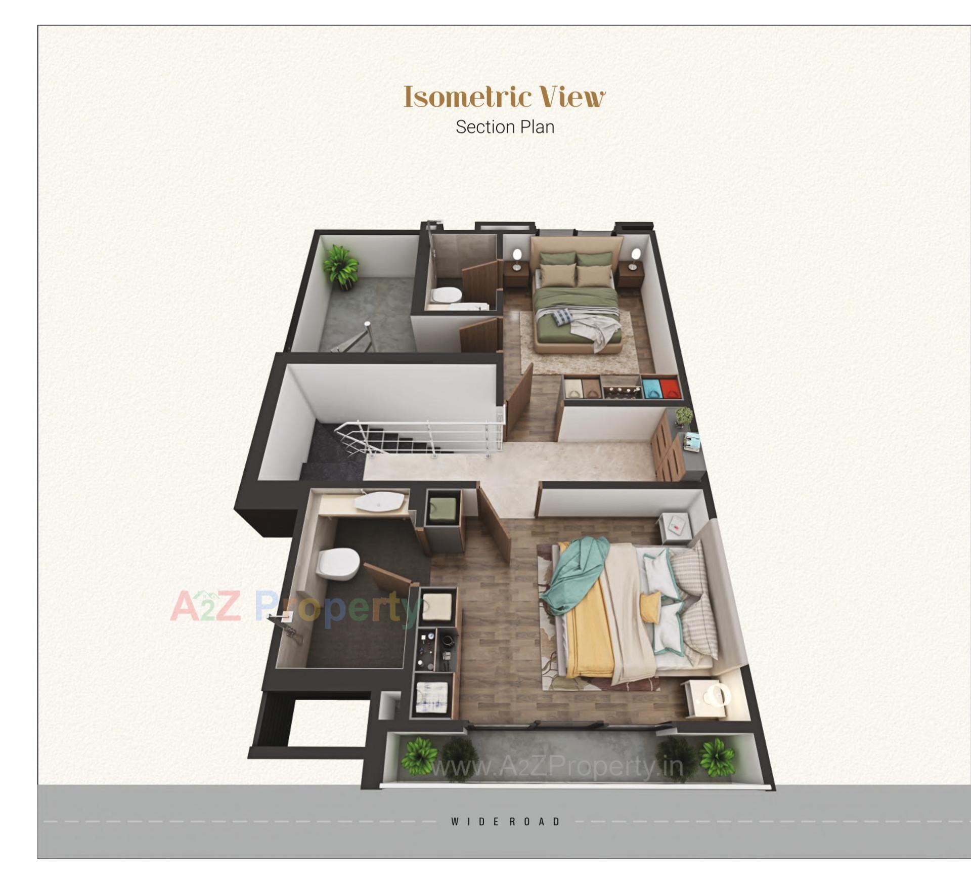 Layout of real estate project Vivanta The Grandeur located at Nandelav, Bharuch, Gujarat