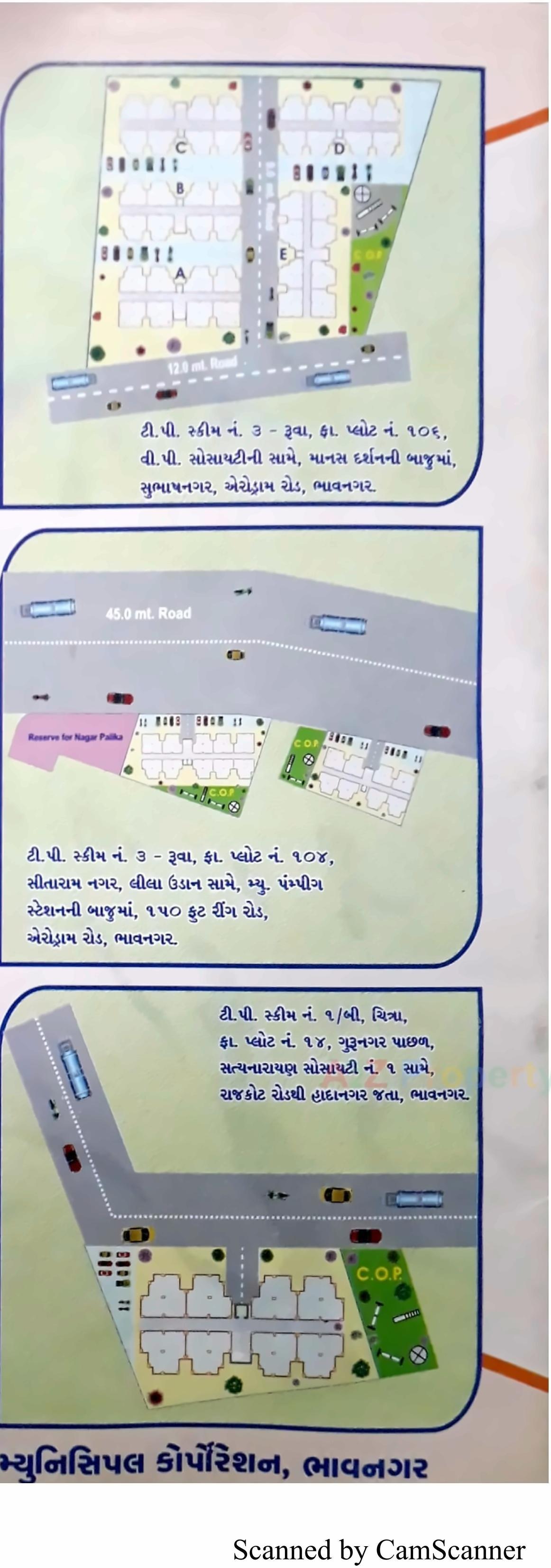Layout of real estate project 1506 Ews Mmgy Fp located at Chitra, Bhavnagar, Gujarat
