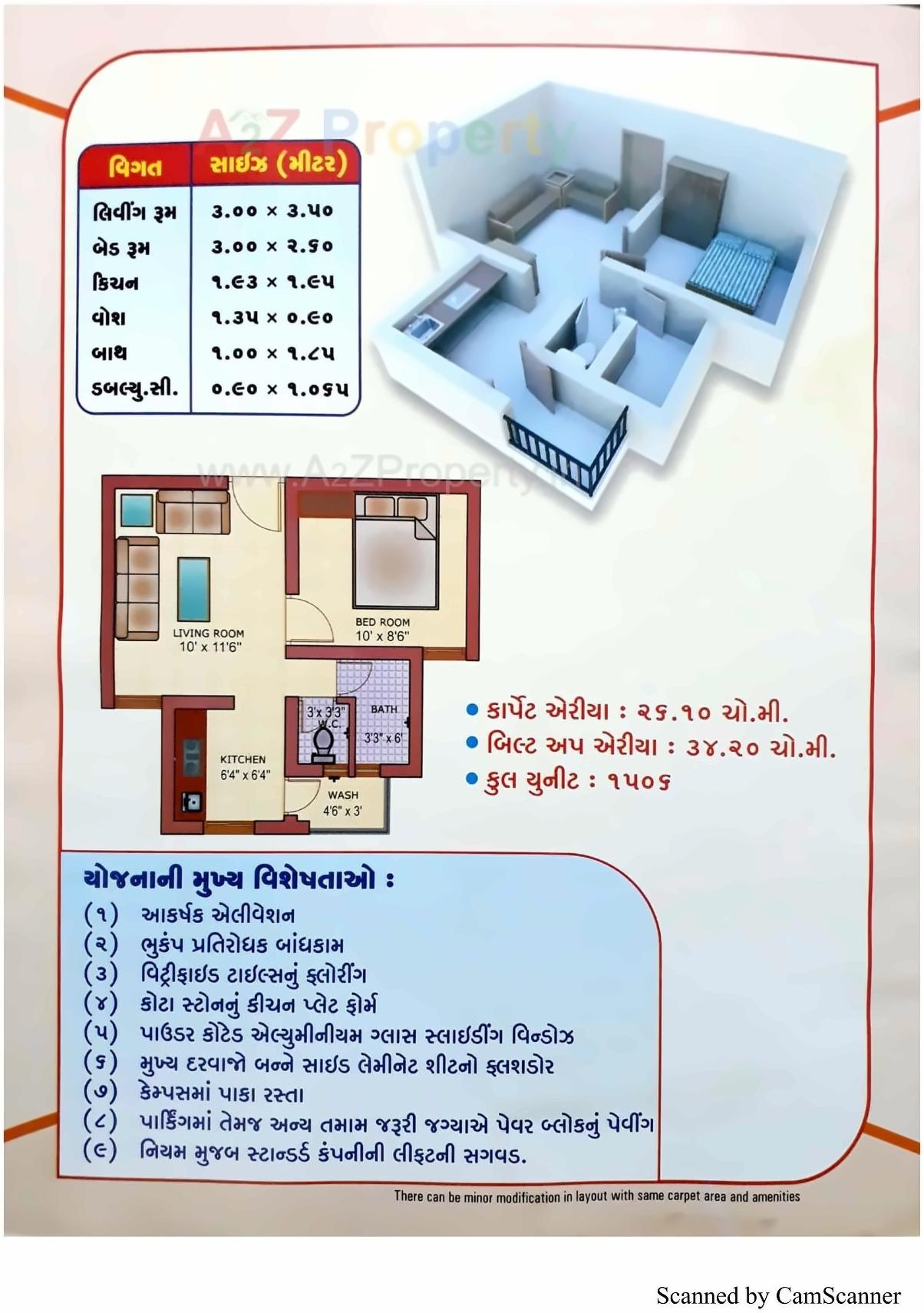 Layout of real estate project 1506 Ews Mmgy Fp 10 located at Ruva, Bhavnagar, Gujarat