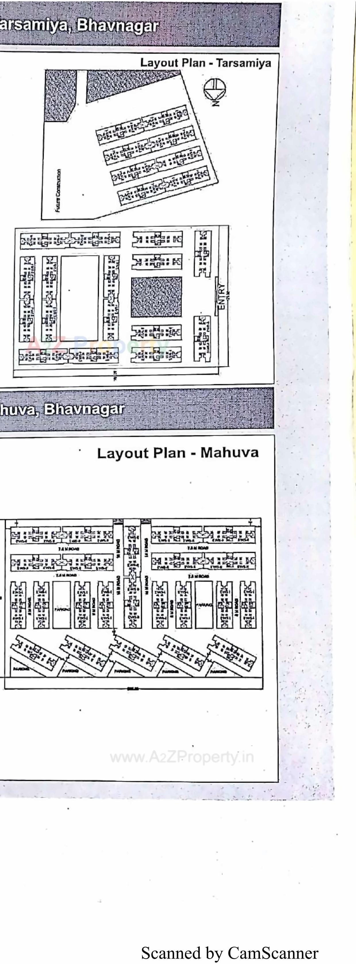 Layout of real estate project 160 Ews At R 24b Tarsamiya Bhavnagar located at Bhavnagar, Bhavnagar, Gujarat